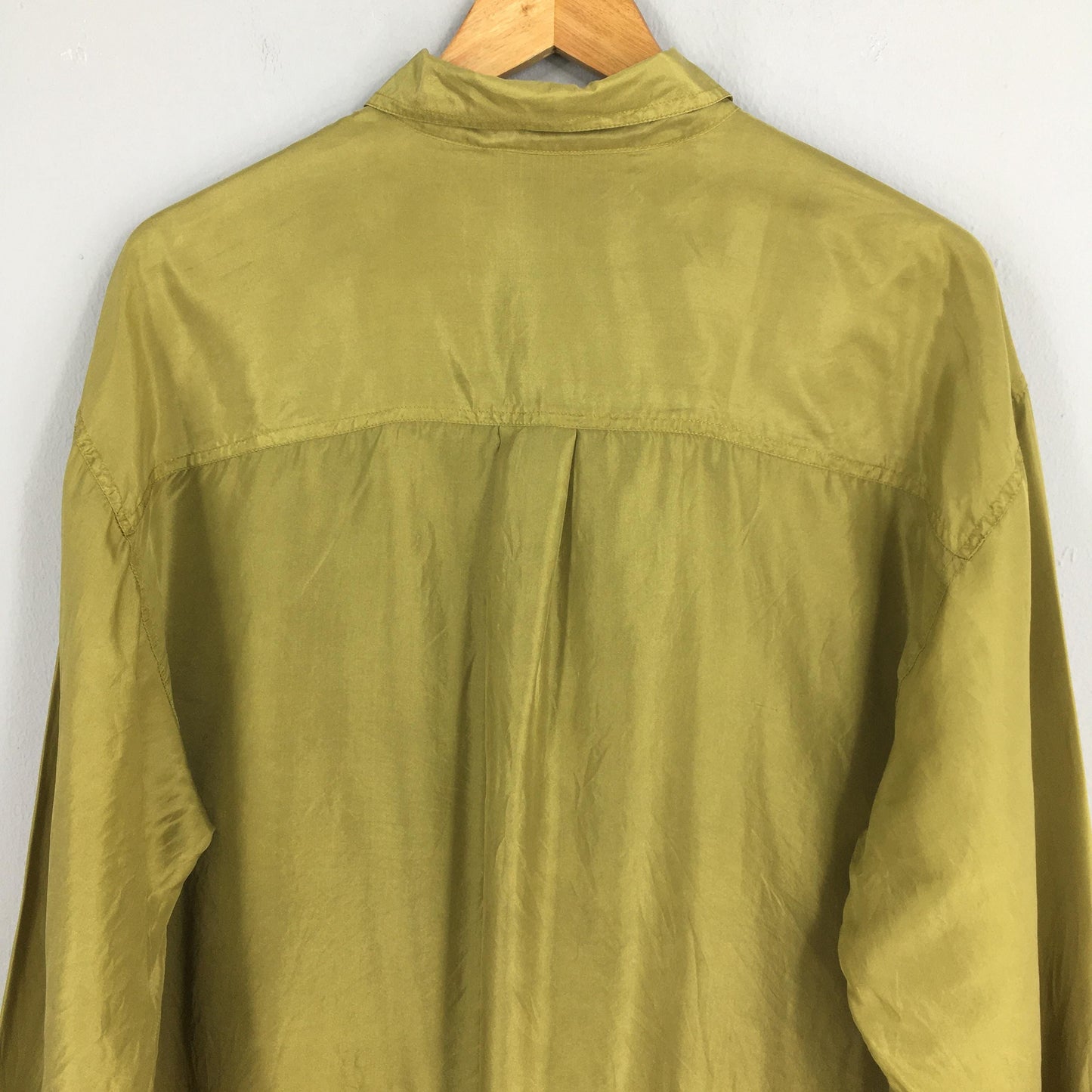 Ultrabest Green Silk Shirt Large