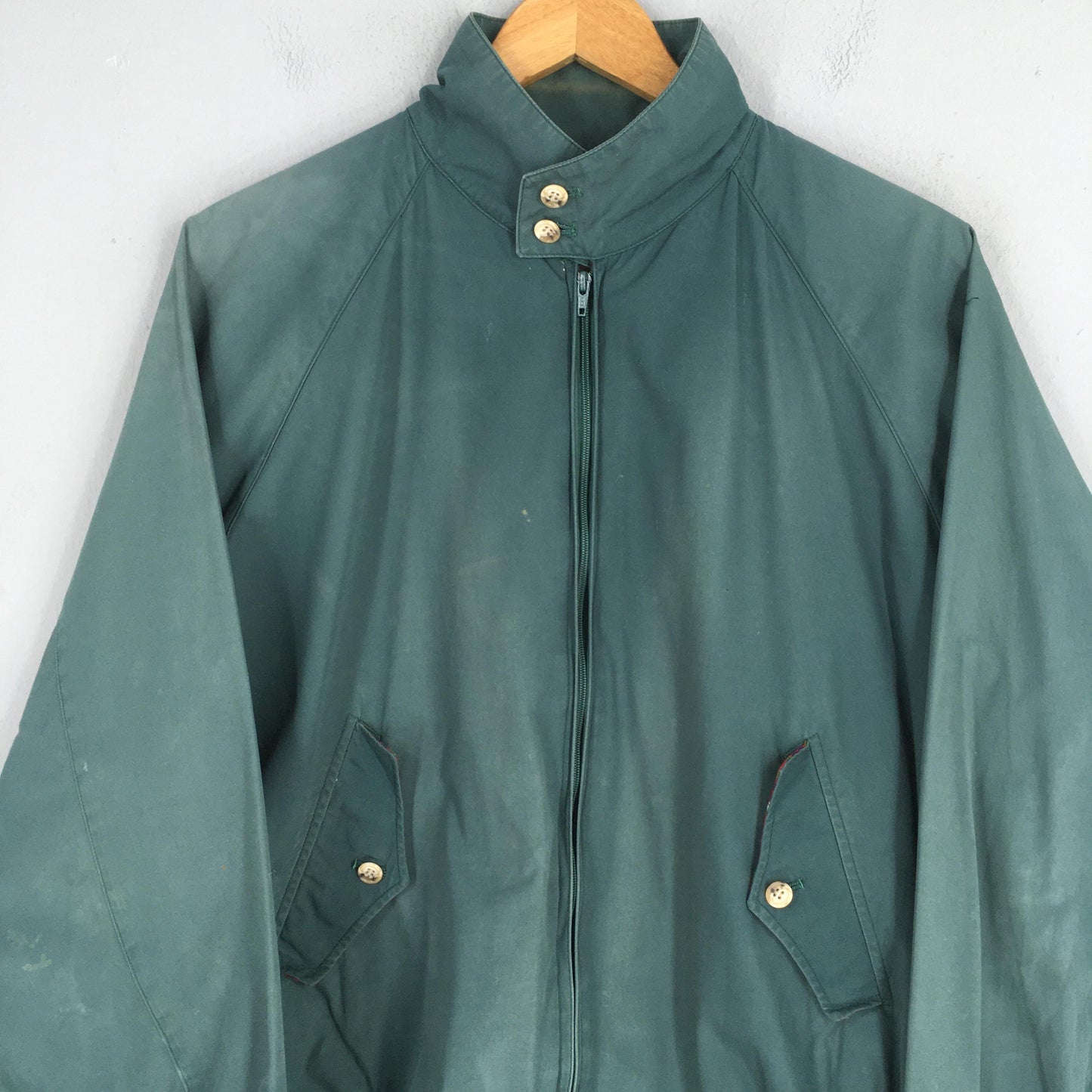 Baracuta England Sun Faded Green G9 Jacket Medium