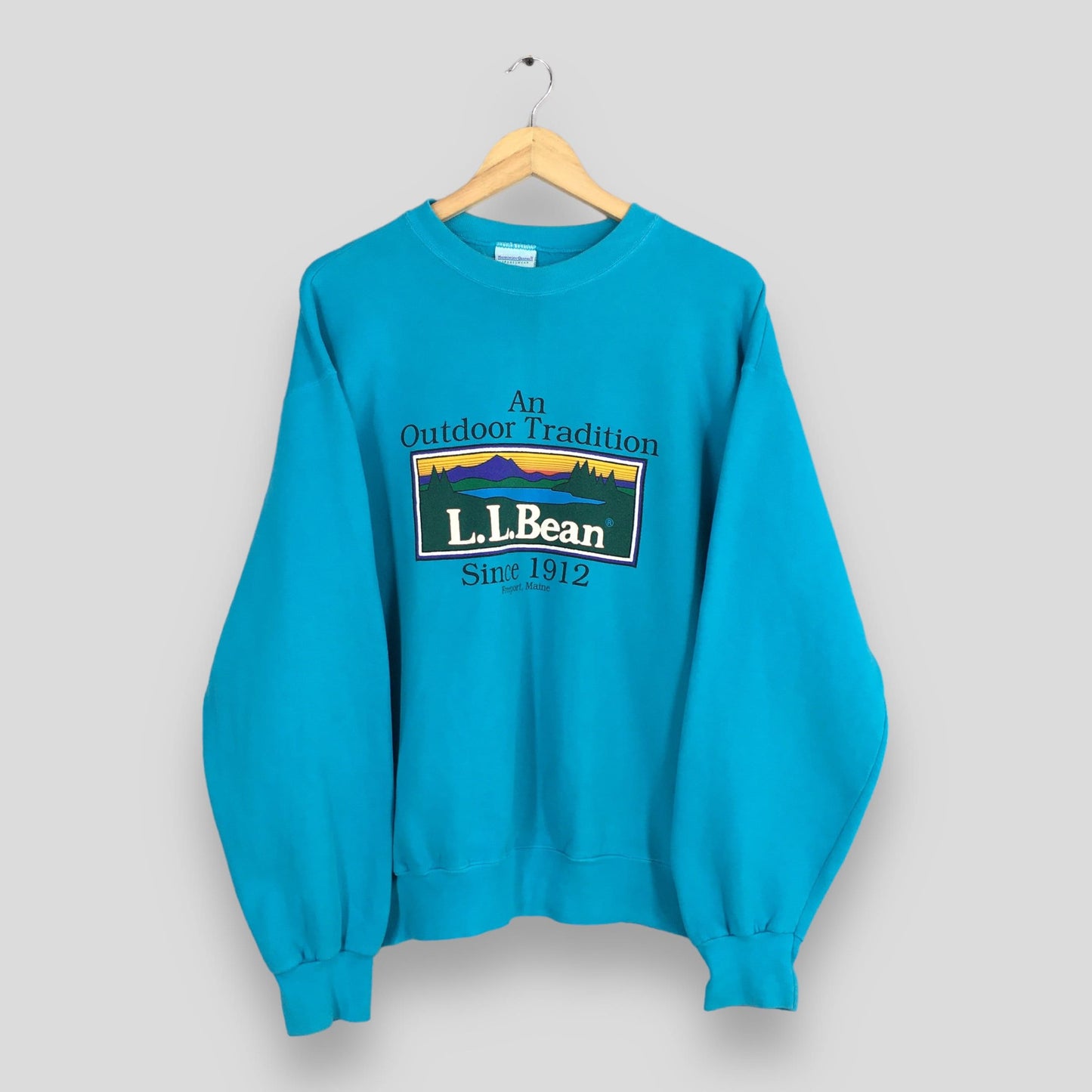 LL Bean Blue Sweatshirt Medium