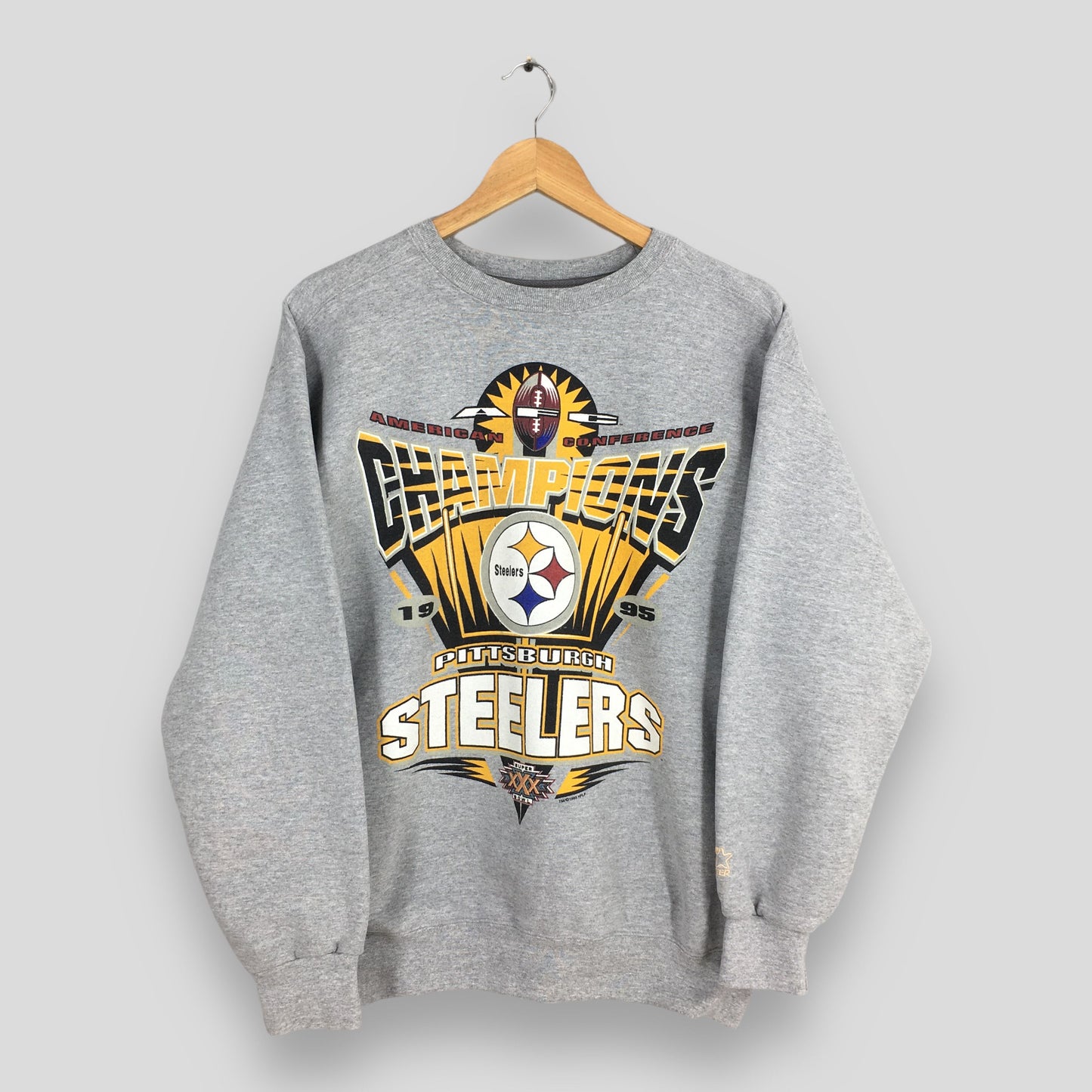 Pittsburgh Steelers NFL Rugby Sweater Medium