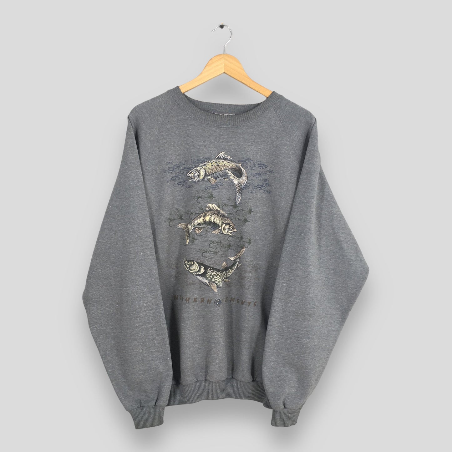 Grouper Fishing Fisherman Sweatshirt XLarge