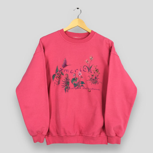 Northern Reflections Flowers Graphic Sweatshirt M