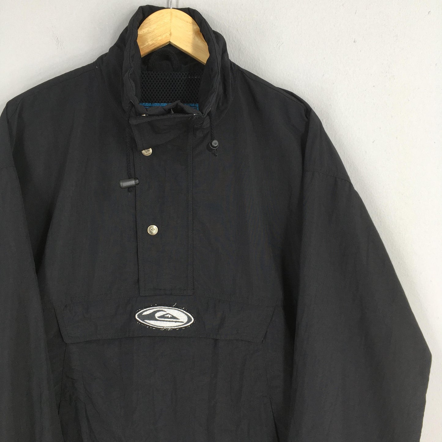 Quiksilver Surf Black Anorak Jacket Small