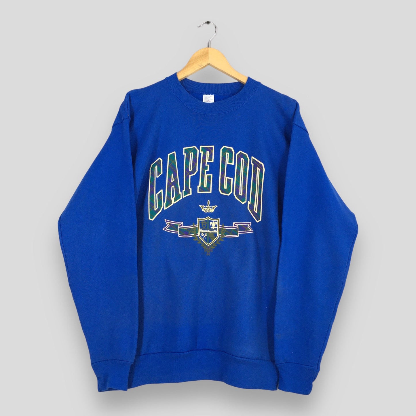 Cape Cod Massachusetts Blue Sweatshirt Large