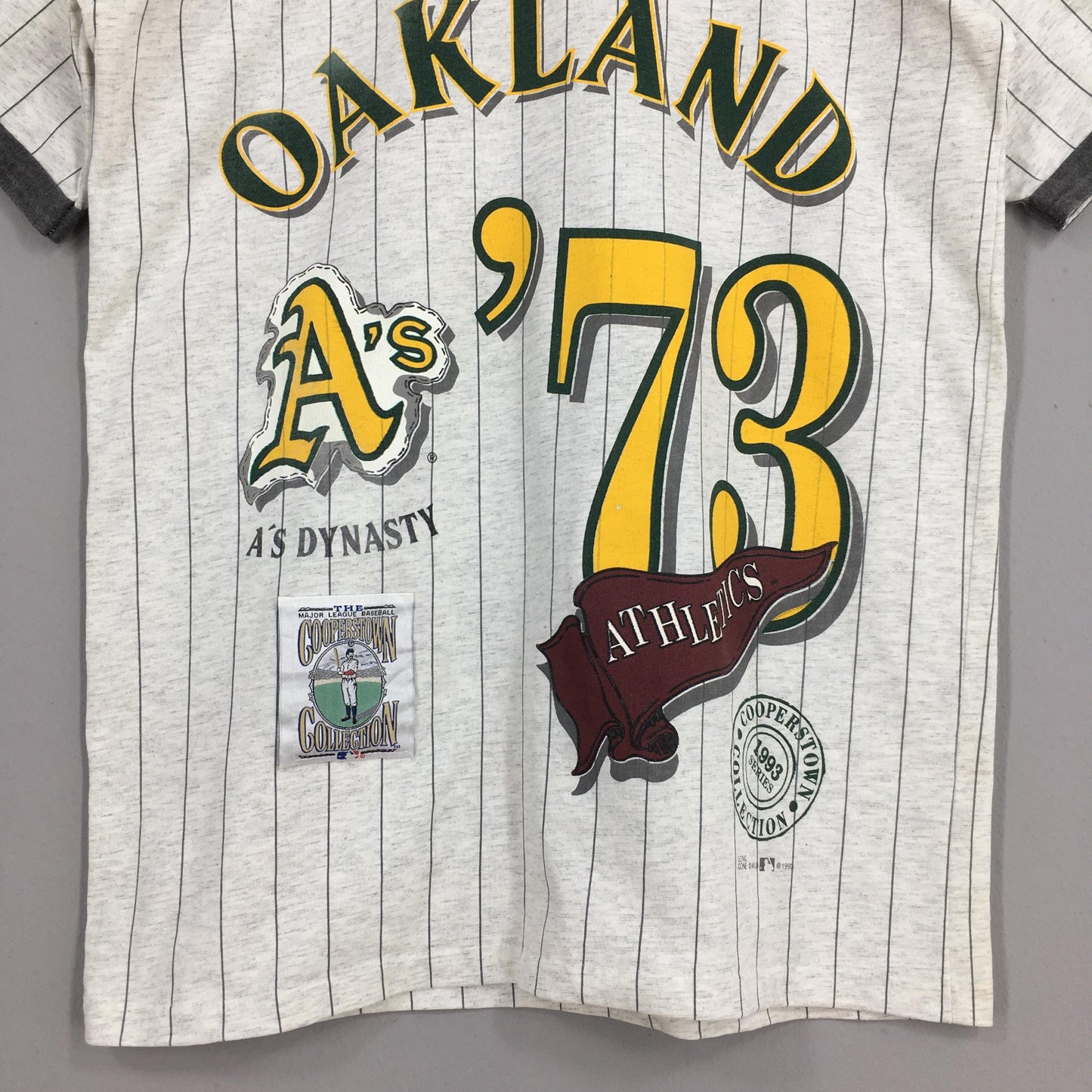 Oakland Athletics MLB Stripes Tshirt Medium