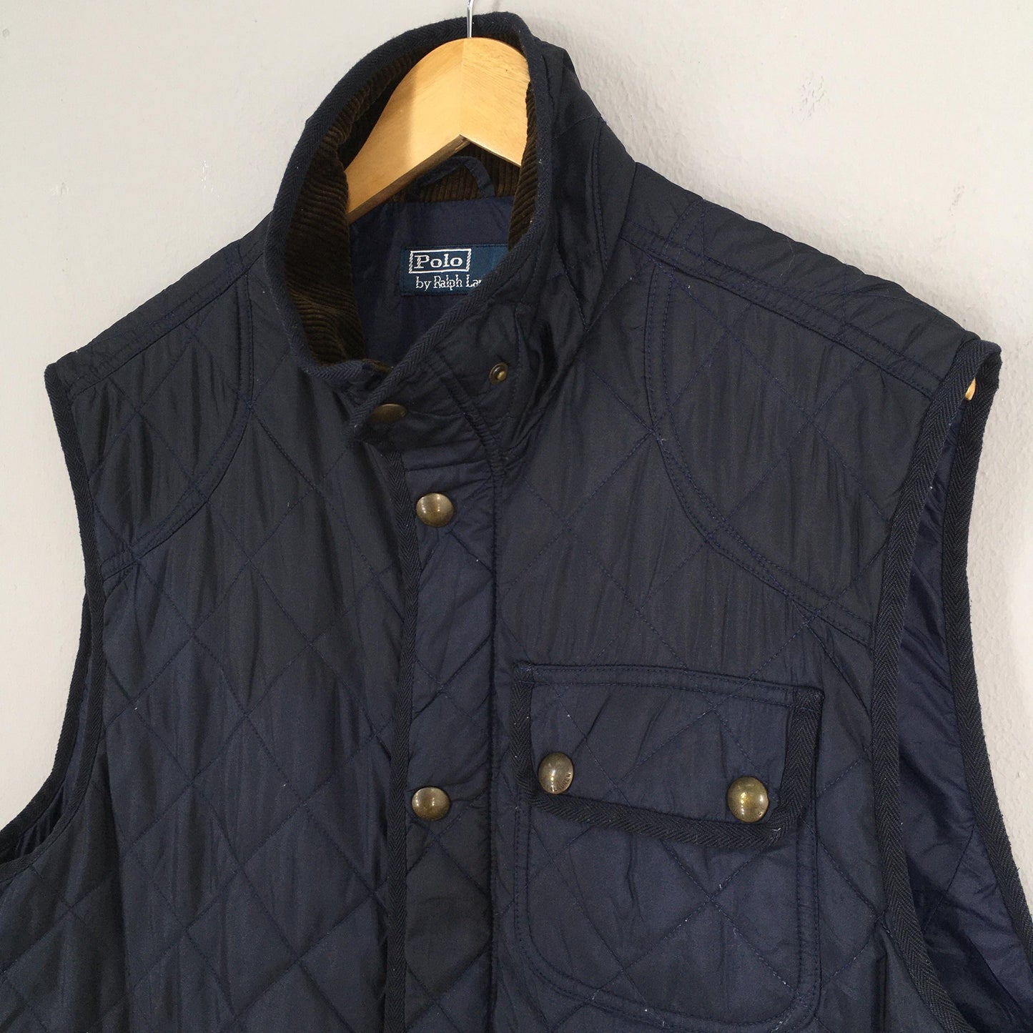 Polo Ralph Lauren Blue Vest Jacket Large