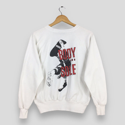 Vision Street Wear White Sweatshirt Small