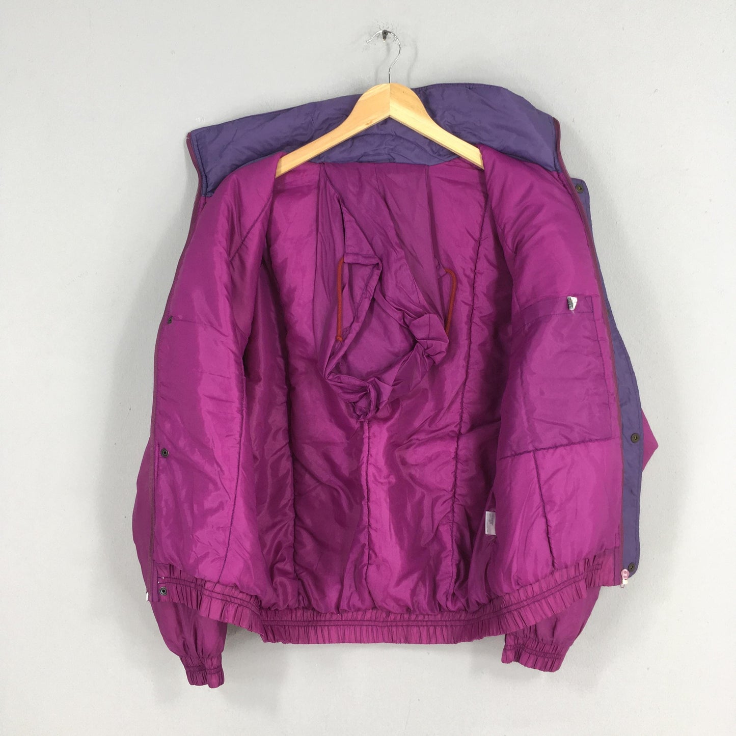 Alpiaz Italy Ski Wear Purple Hoodie Jacket Small