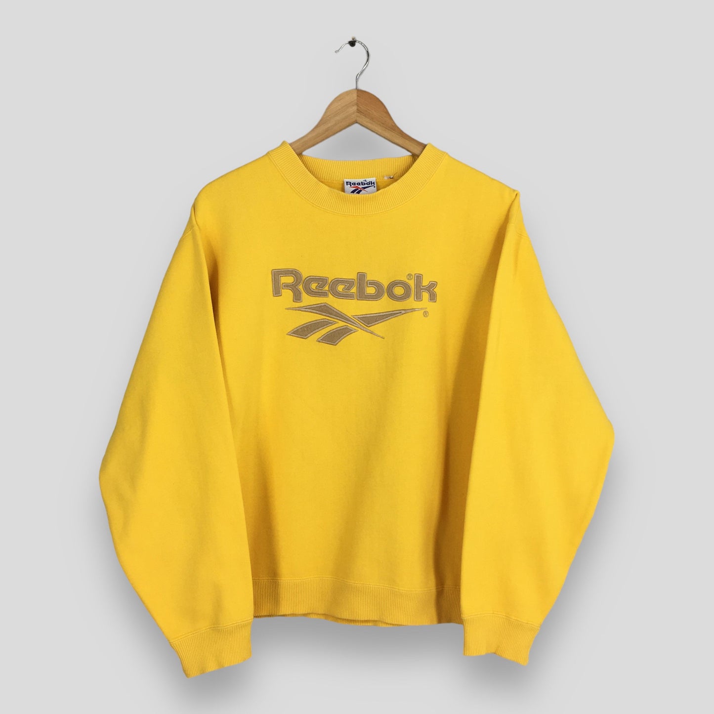 Reebok Classic Yellow Sweatshirt XLarge