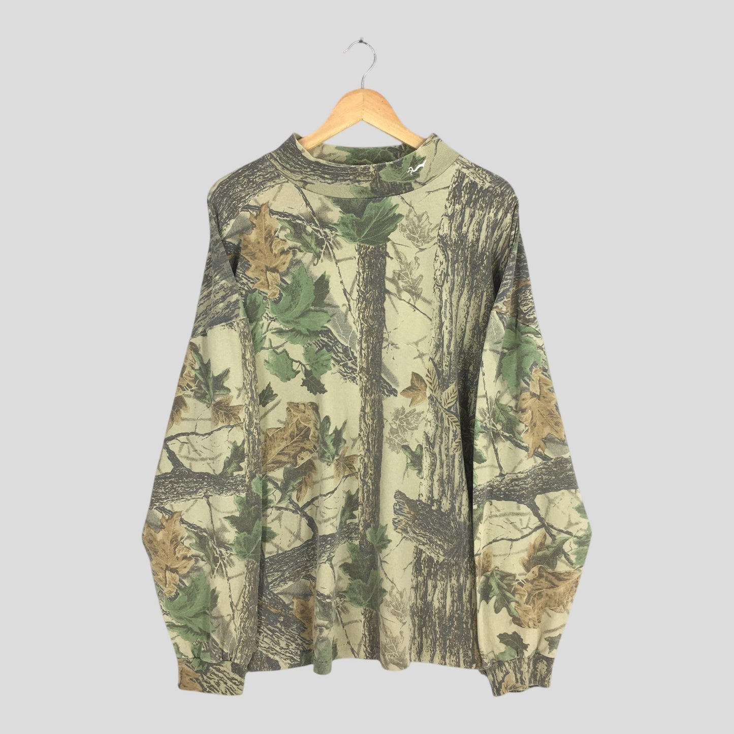 90s Duxbak Real Tree Camo Longsleeve Tshirt 3XLarge