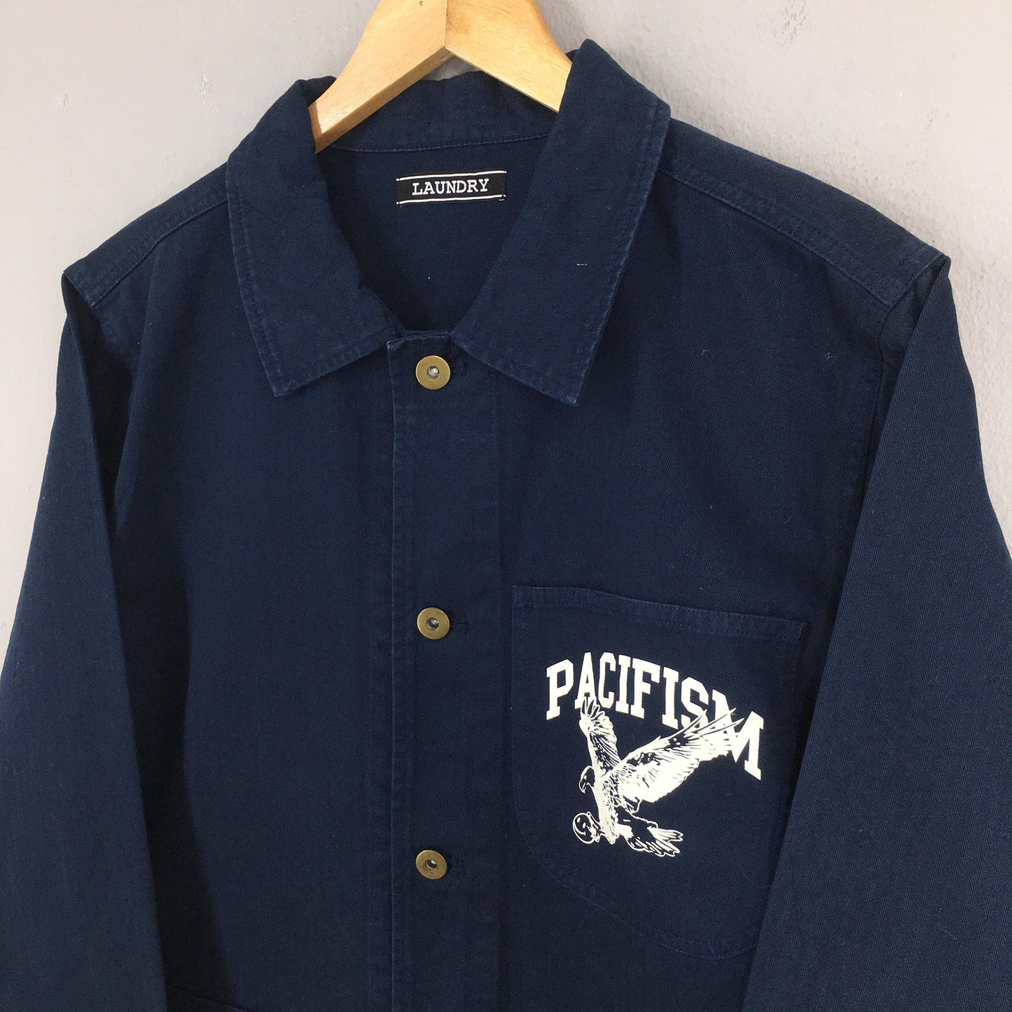 Pacifism Worker Frenchwork Blue Jacket Medium