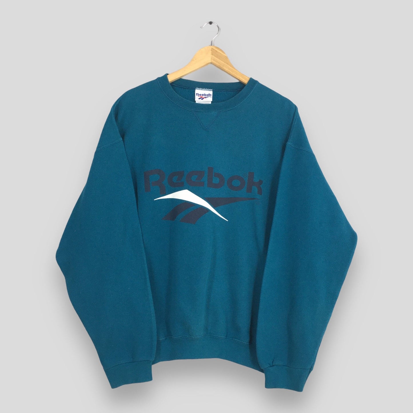 Reebok England Green Crewneck Large