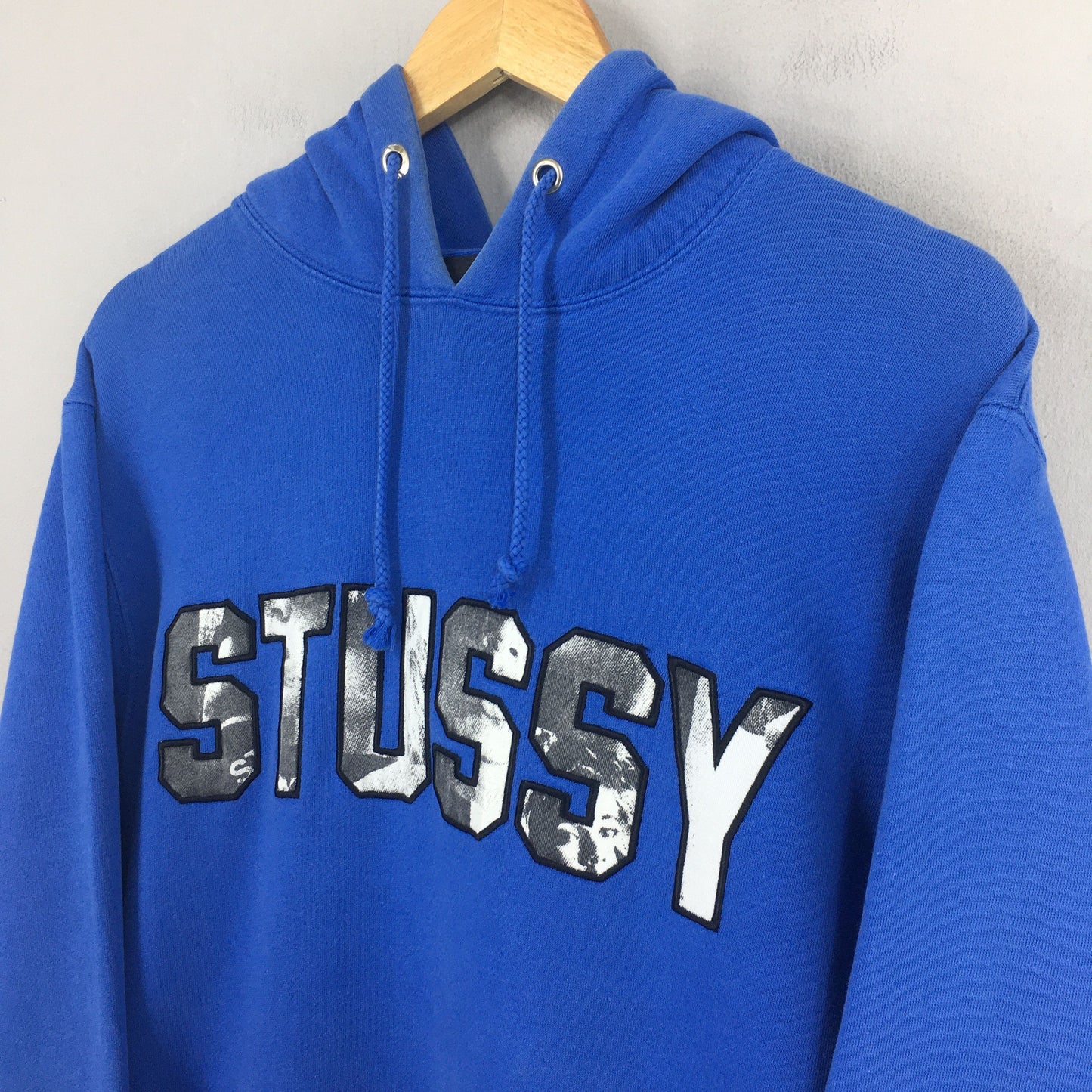 Stussy Logo Hoodie Sweatshirt Large