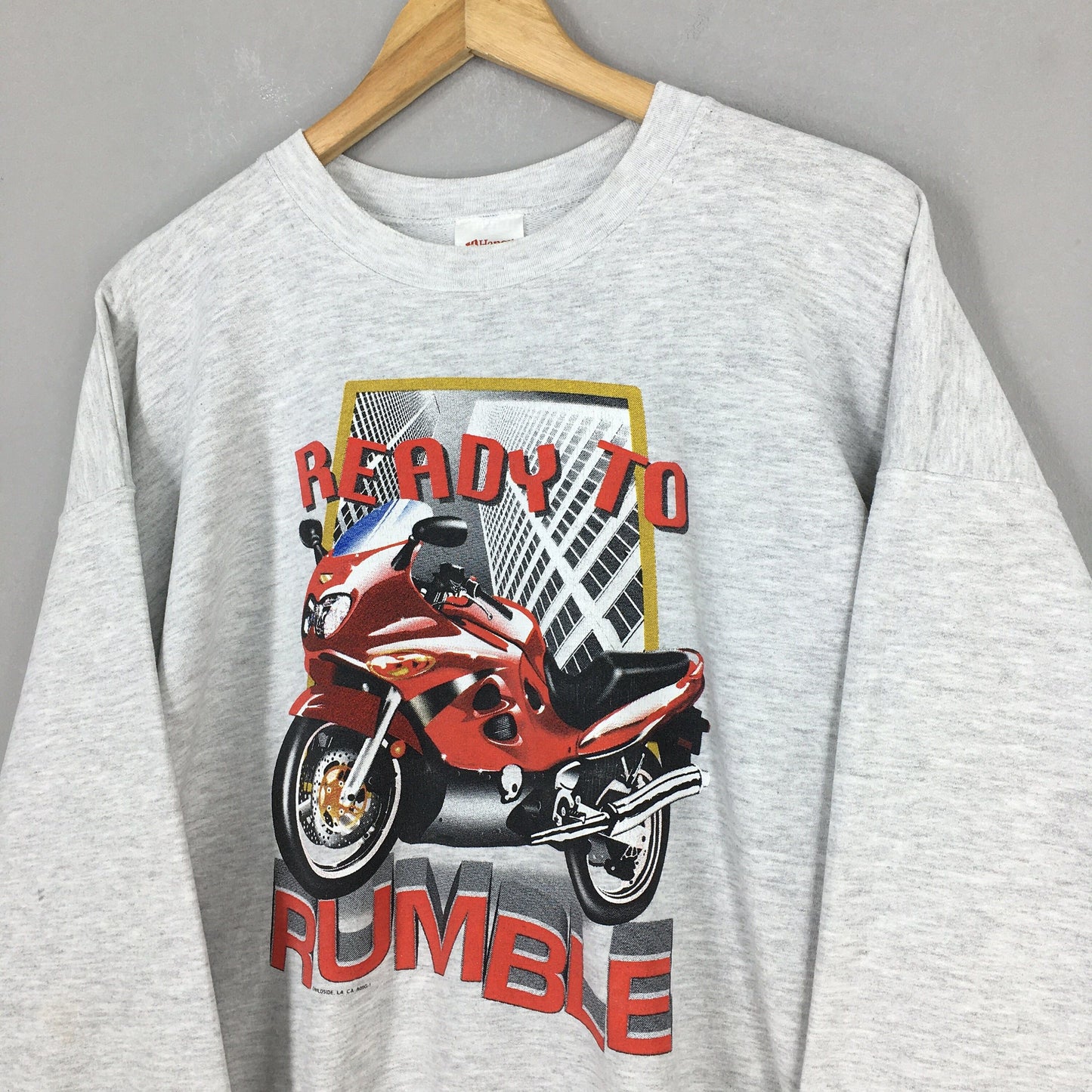 Motorcycle Ready To Rumble Sweatshirt XLarge