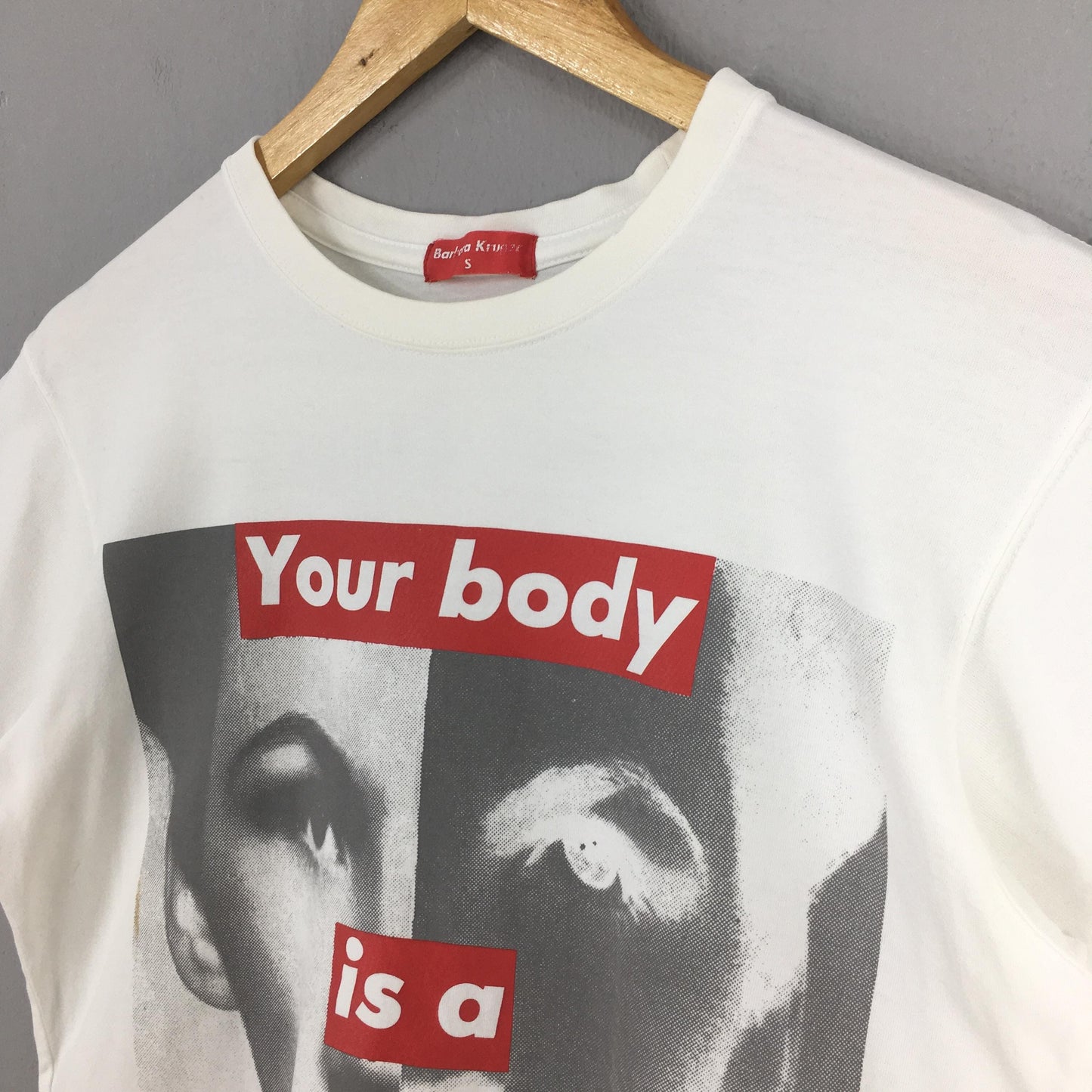 Barbara Kruger Pop Art White Tshirt Small