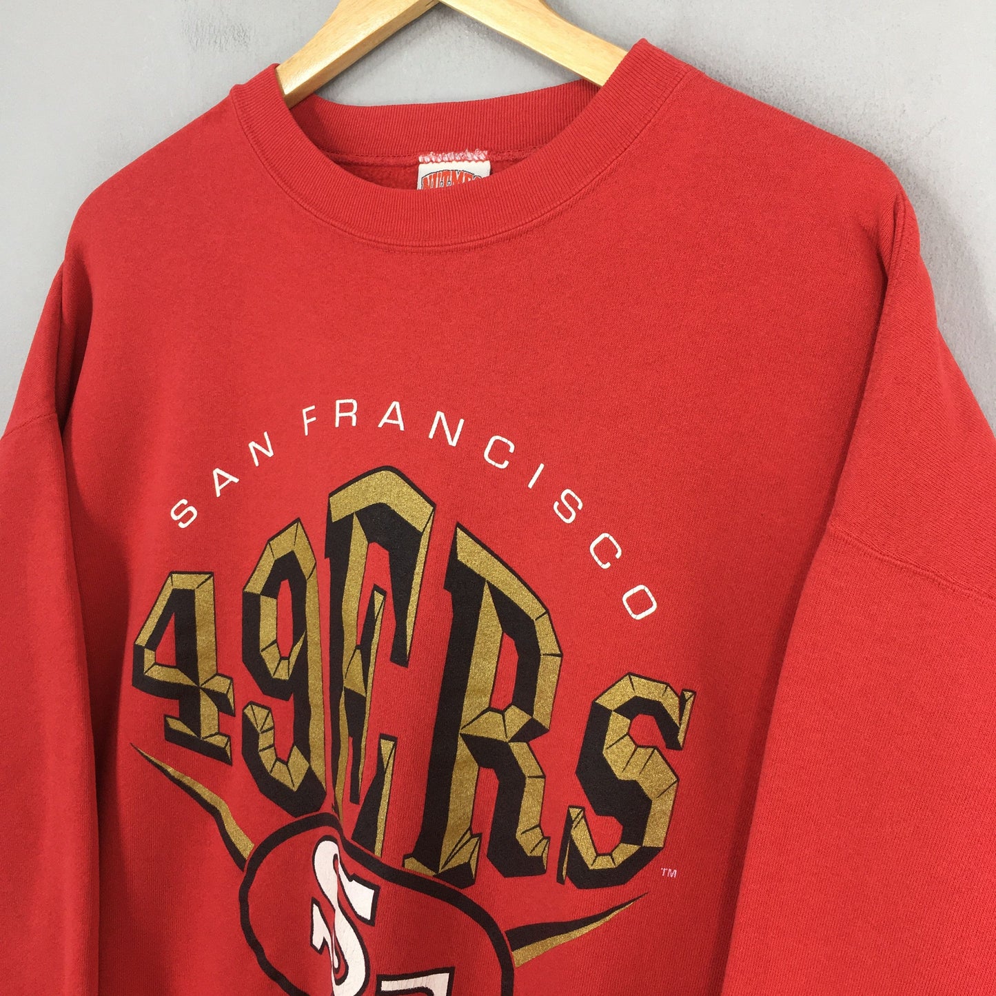 San Francisco 49ers Rugby NFL Sweatshirt 2XLarge