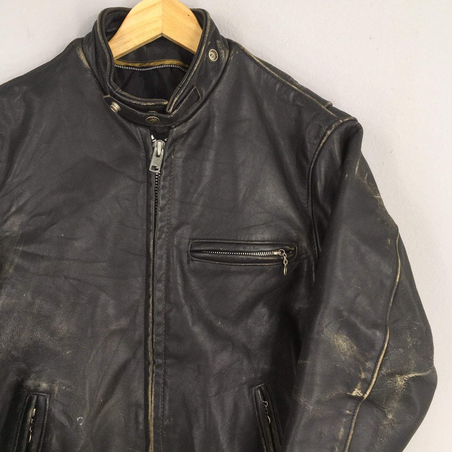 Schott NYC Steerhide Leather Jacket Medium