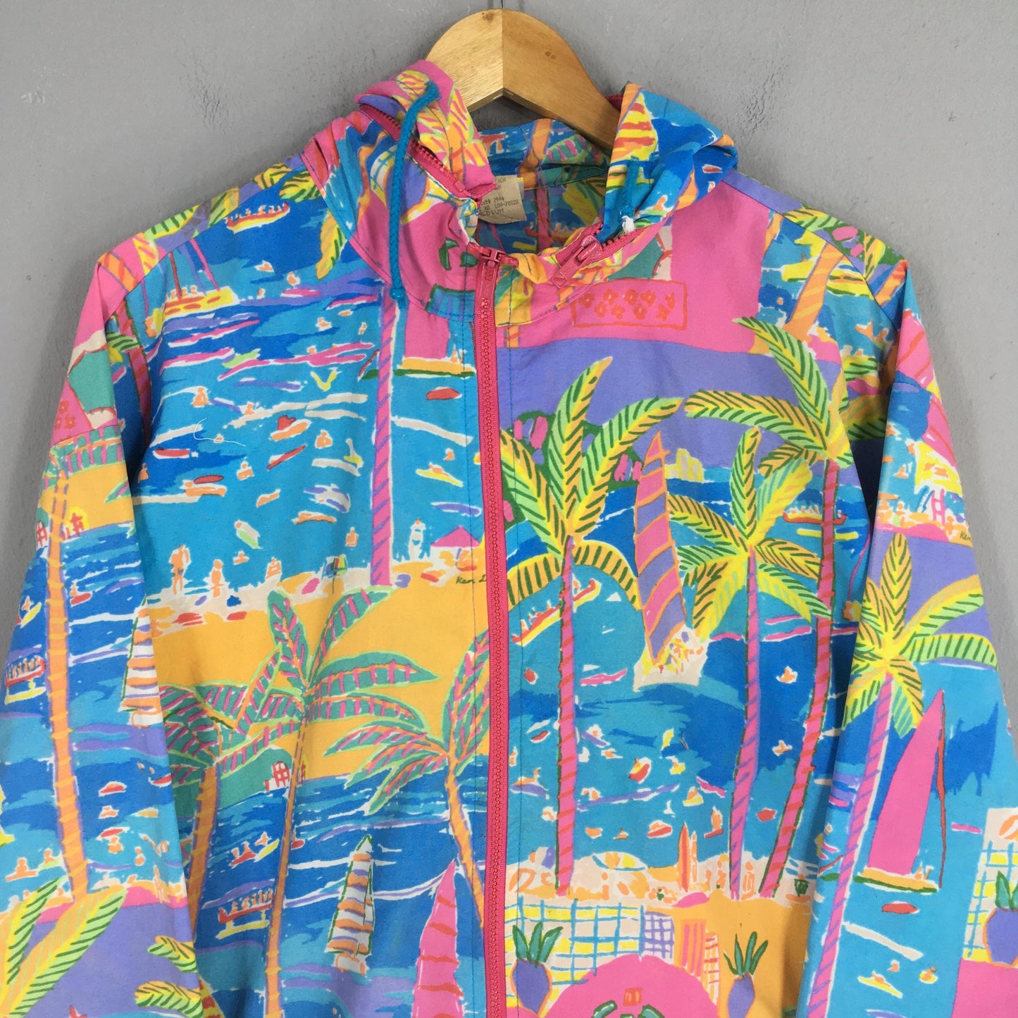 Ken Done Australia Beach Pop Art Jacket Medium