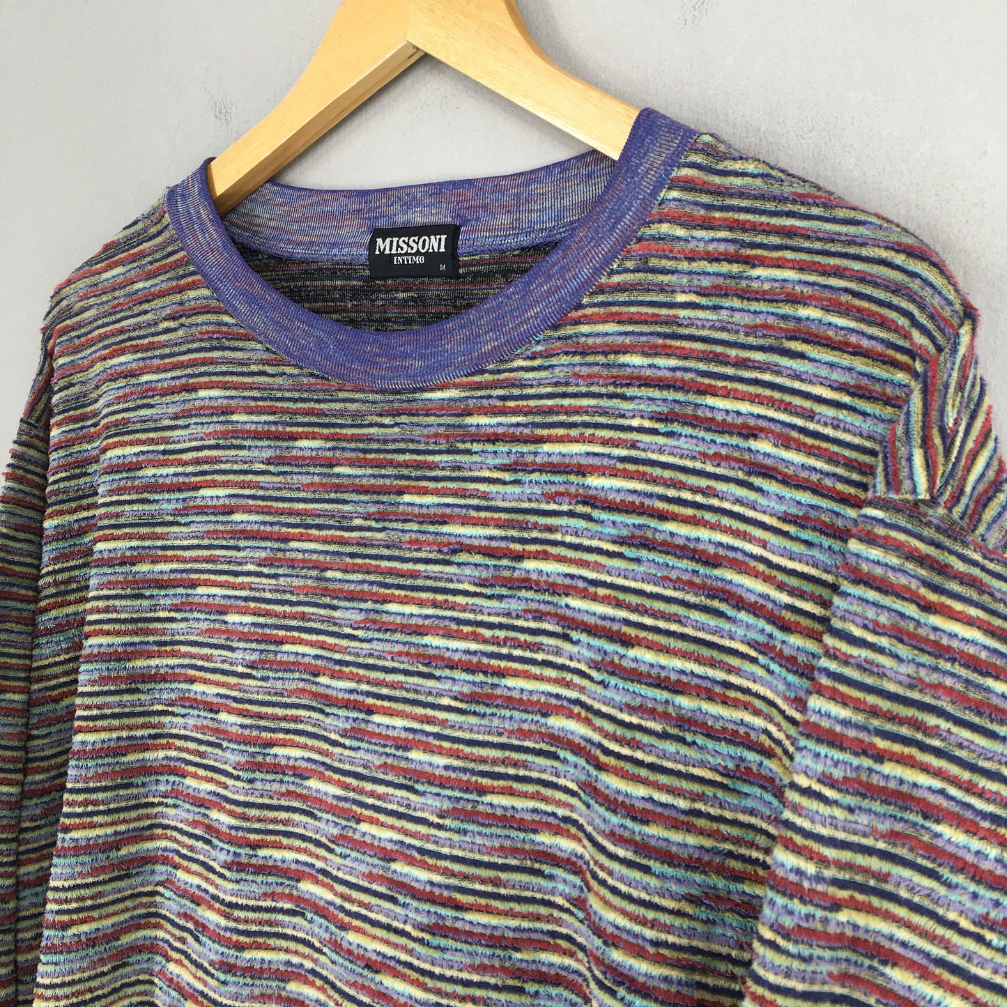 Missoni Intimo Stripes Multicolor Sweatshirt Medium