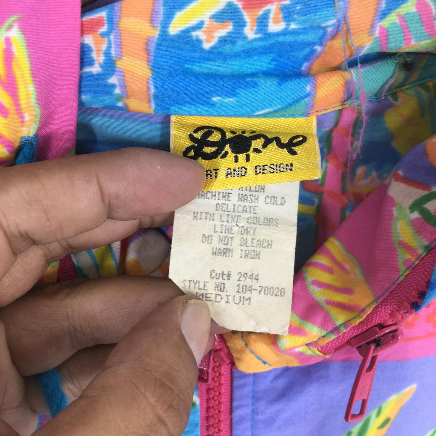 Ken Done Australia Beach Pop Art Jacket Medium