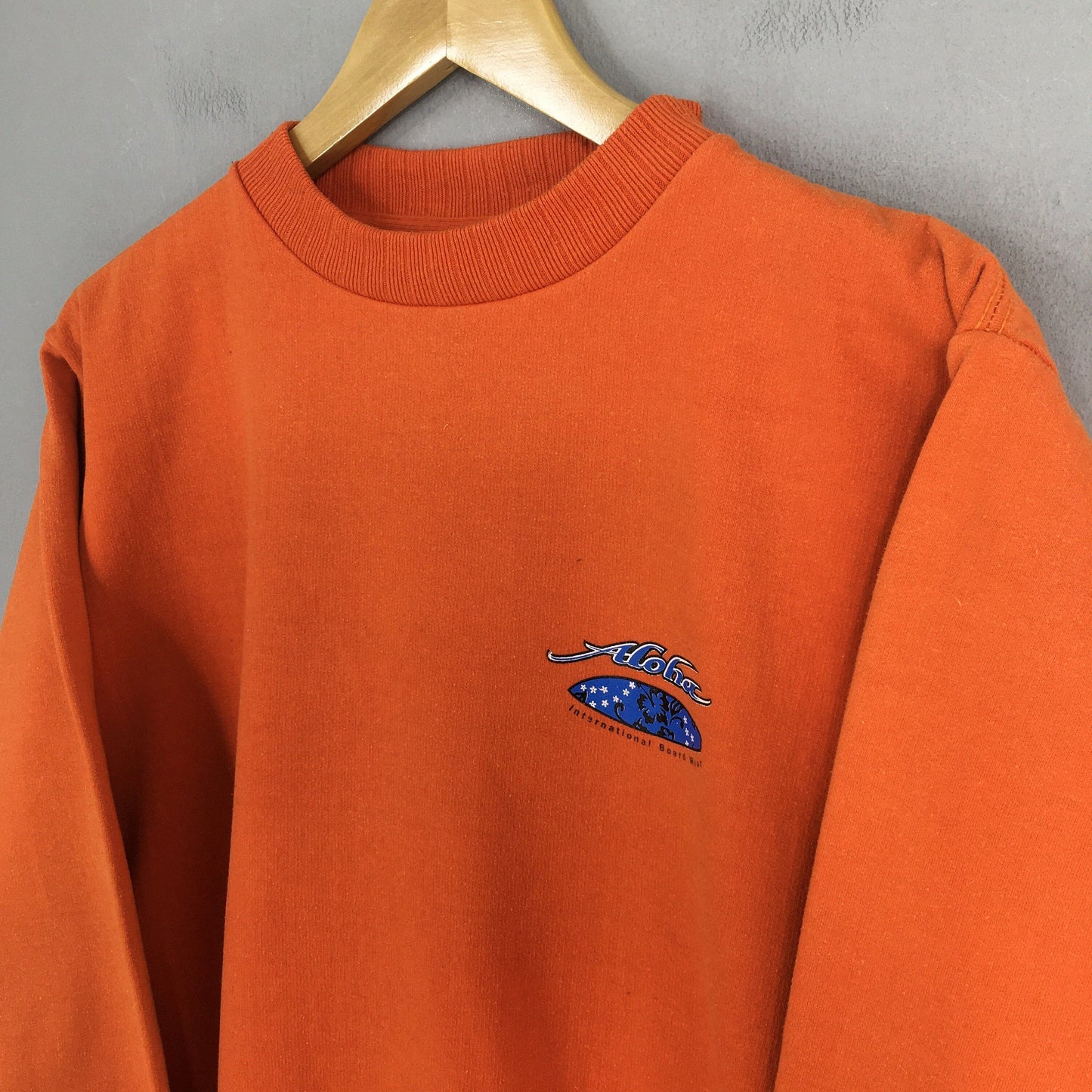 Aloha Australia Orange Sweatshirt Medium