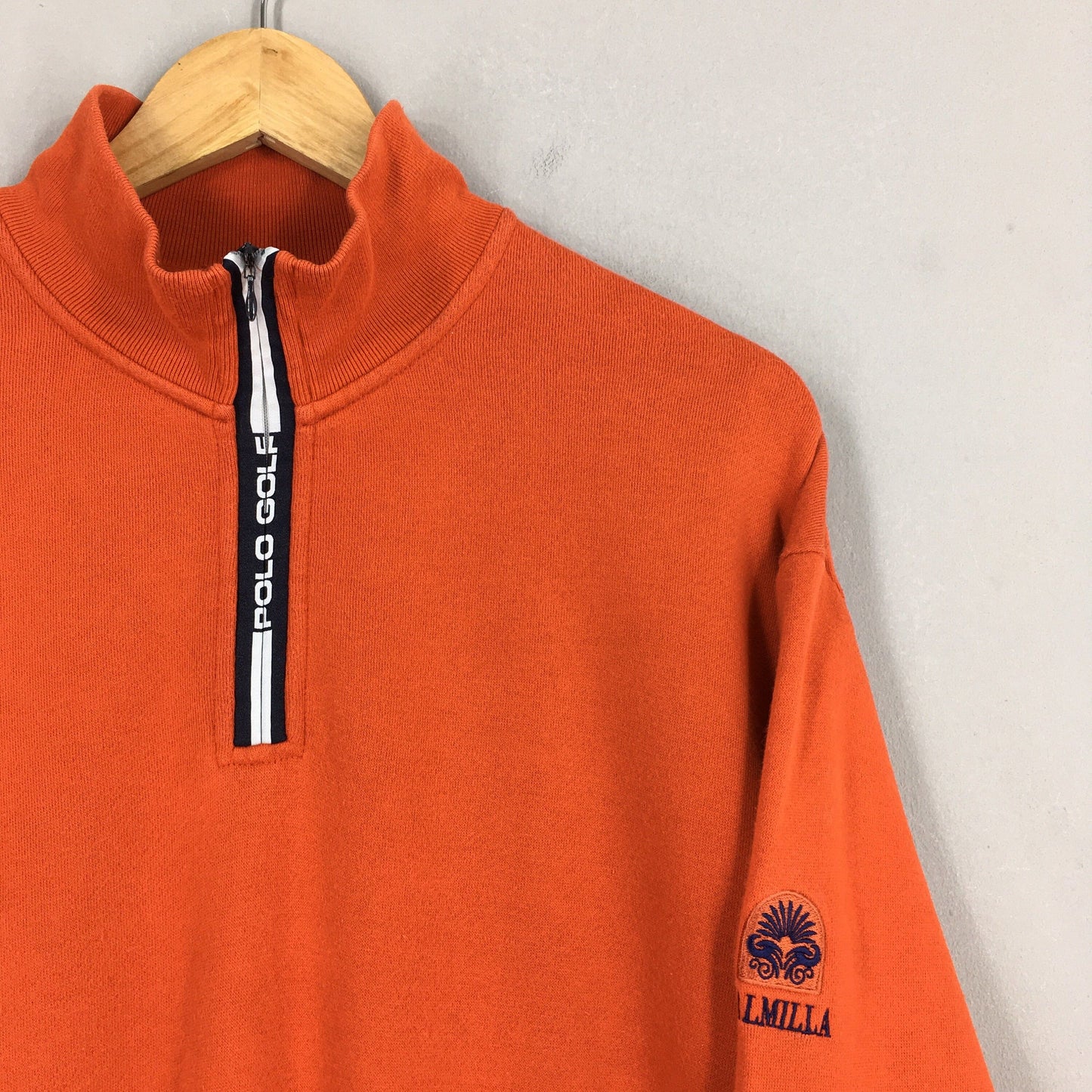 Polo Golf Orange Sweatshirt Large