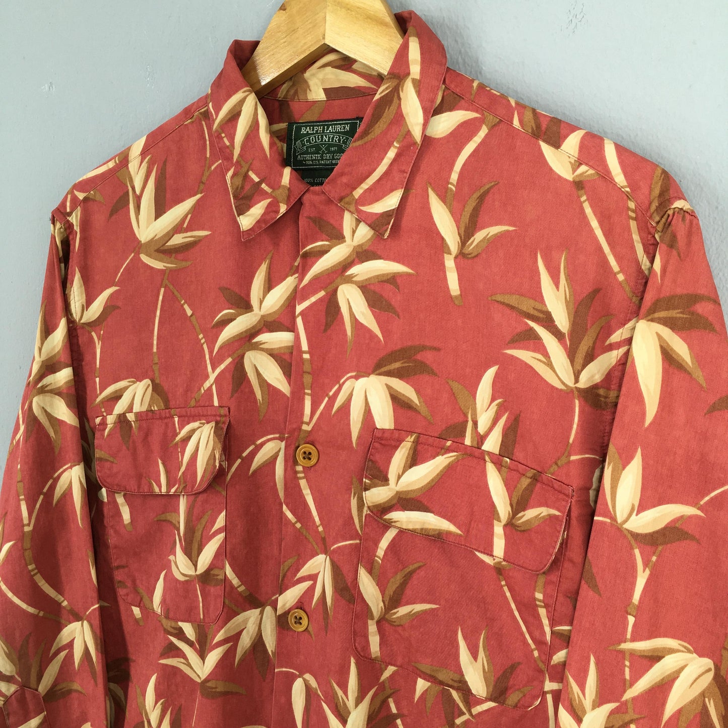 Ralph Lauren Country Red Casual Shirt Medium