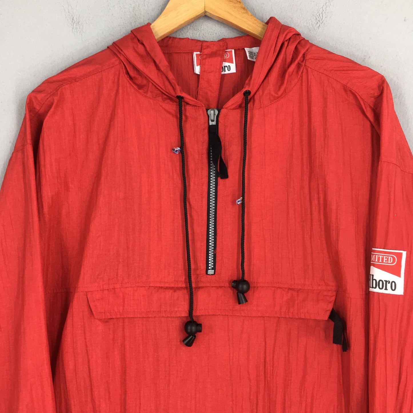 Marlboro Adventure Team Red Anorak Jacket Medium