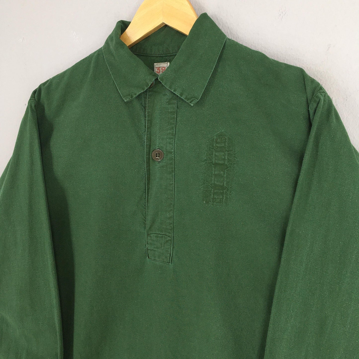 70s M59 Swedish Army Military Shirt Large