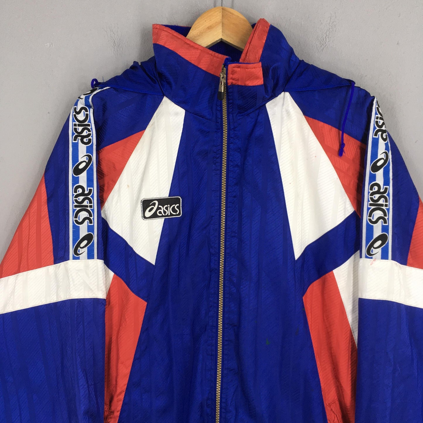 Asics Japan Windbreaker Hoodie Jacket XLarge