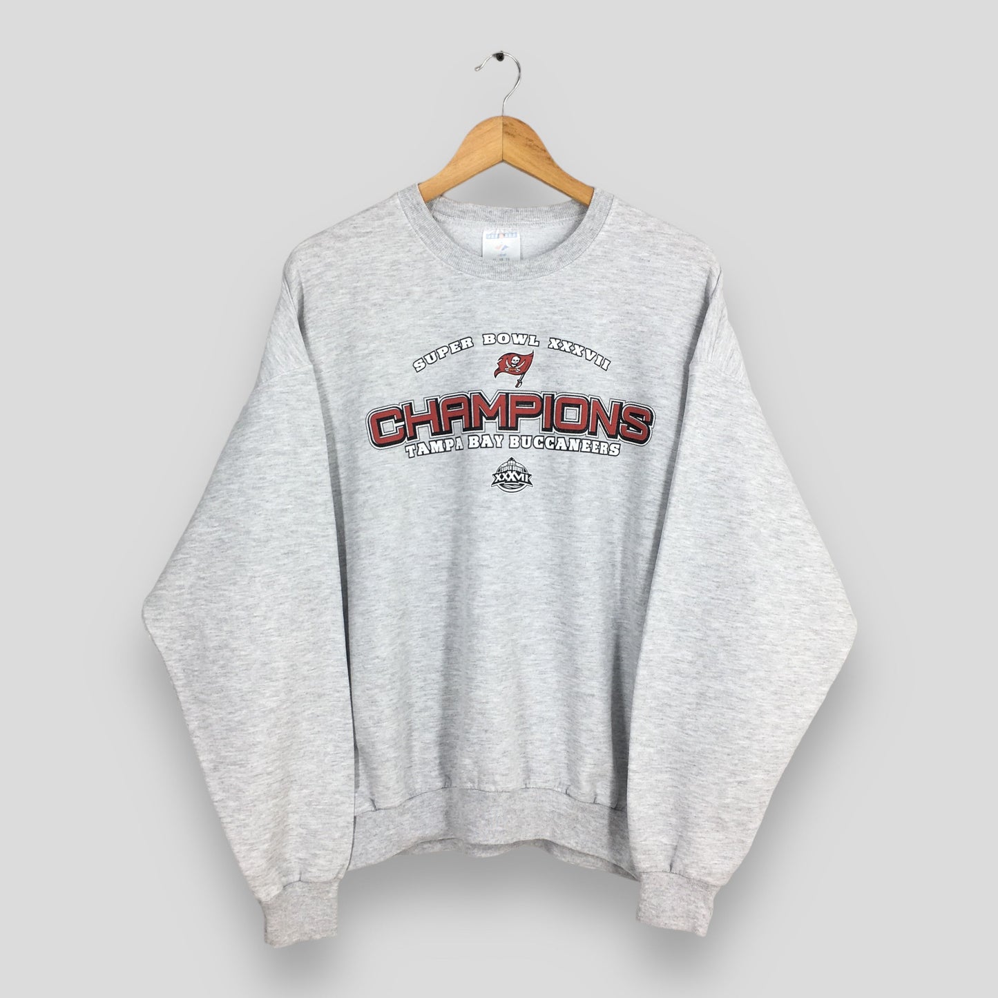 Tampa Bay Buccaneers NFL Gray Sweatshirt XLarge