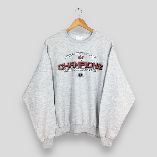 Tampa Bay Buccaneers NFL Gray Sweatshirt XLarge