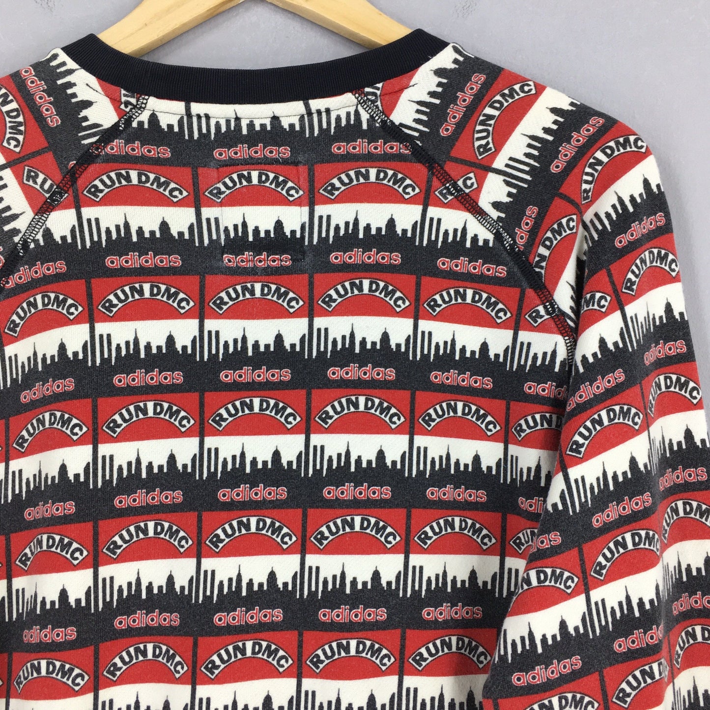 Adidas Run DMC Stripes Overpinted Sweater Small