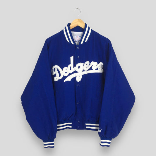 LA Dodgers MLB Stadium Blue Varsity Jacket Large