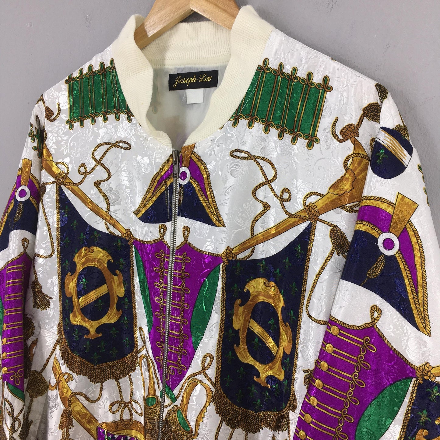 Royalty Baroque Luxury Varsity Jacket XLarge