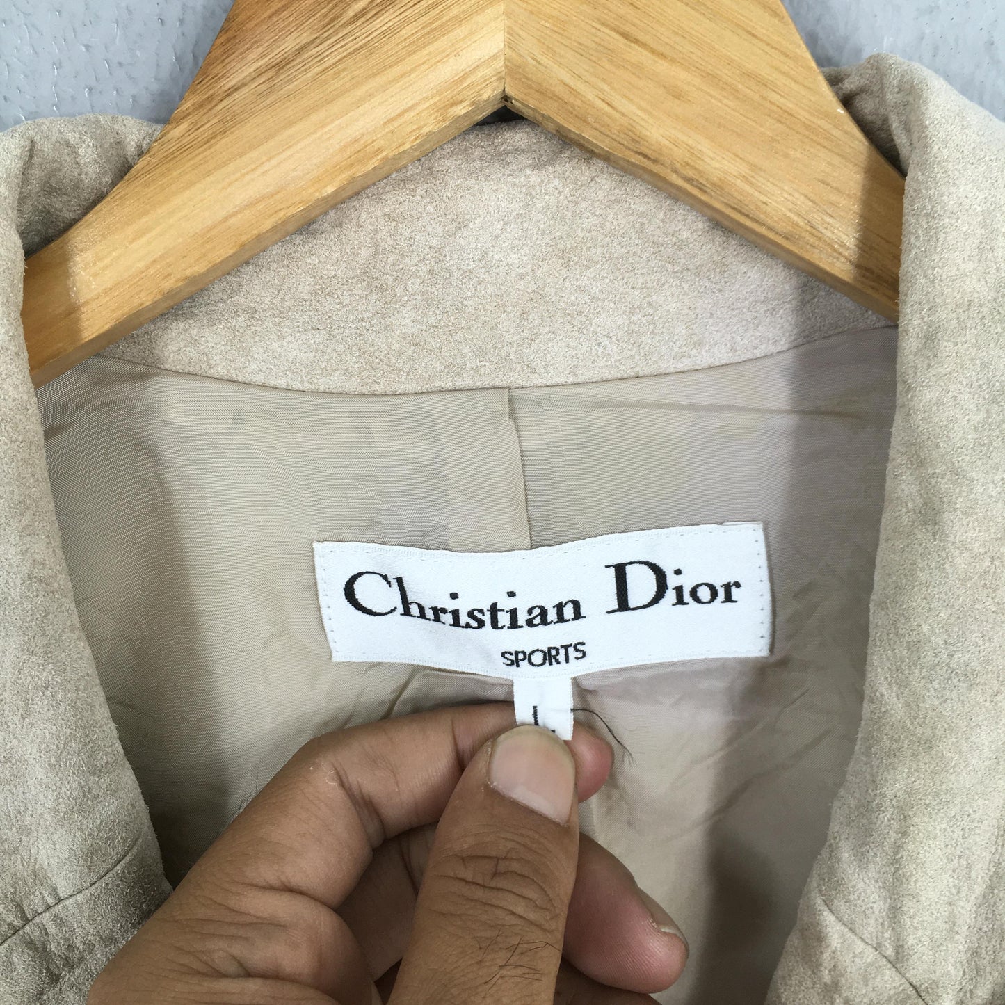 Christian Dior Corduroy Brown Blazer Large