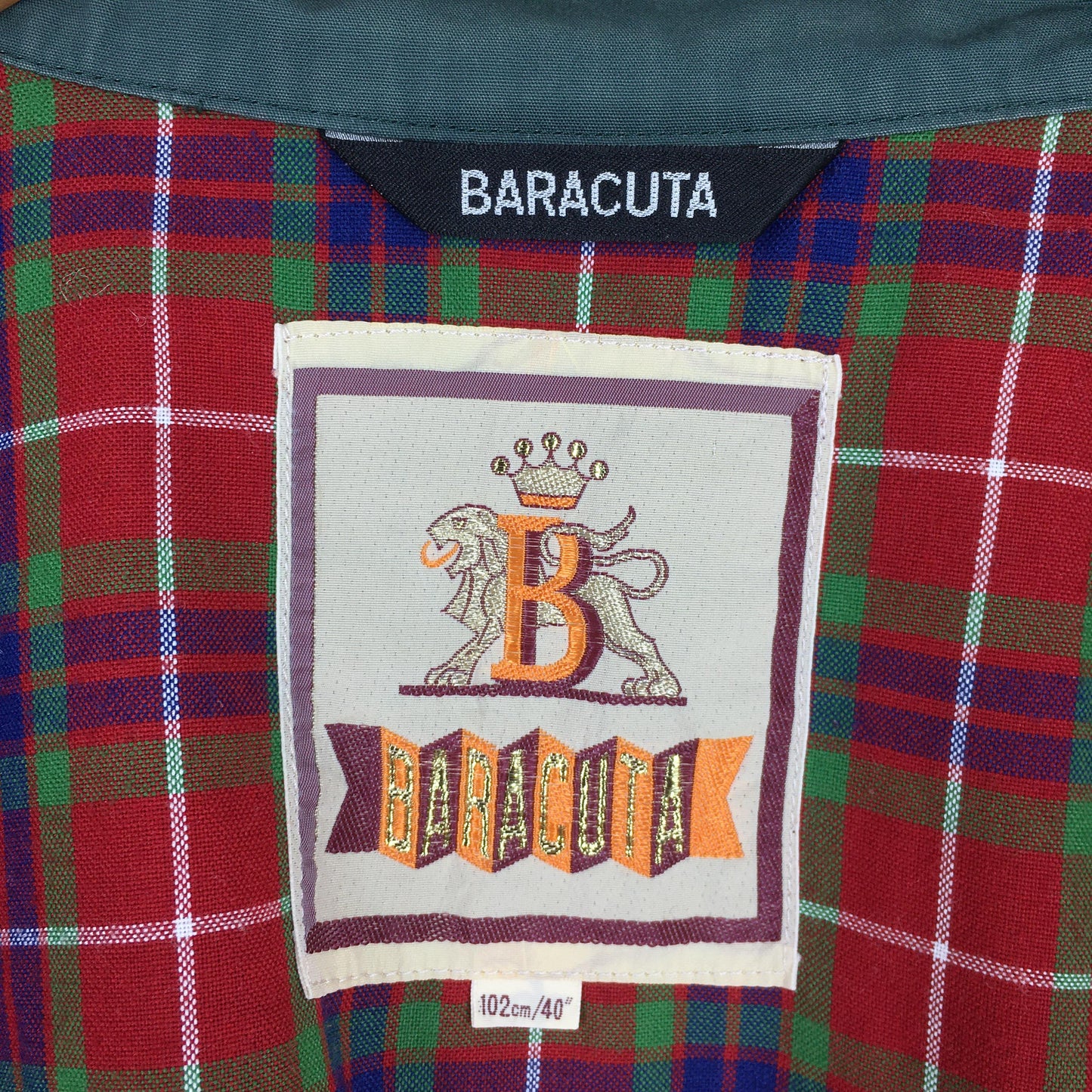 Baracuta England Sun Faded Green G9 Jacket Medium