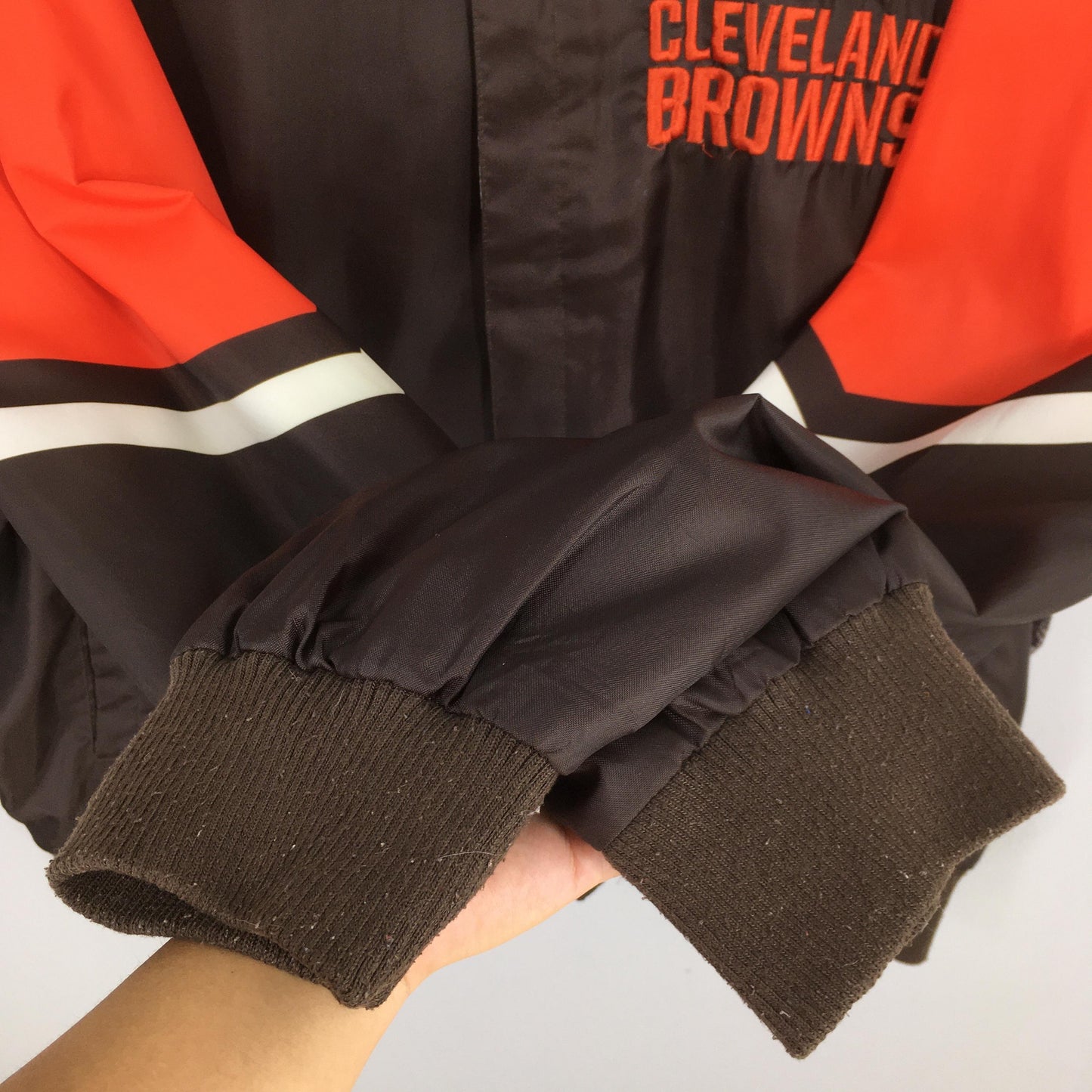 Cleveland Browns Rugby NFL Bomber Jacket 4XLarge