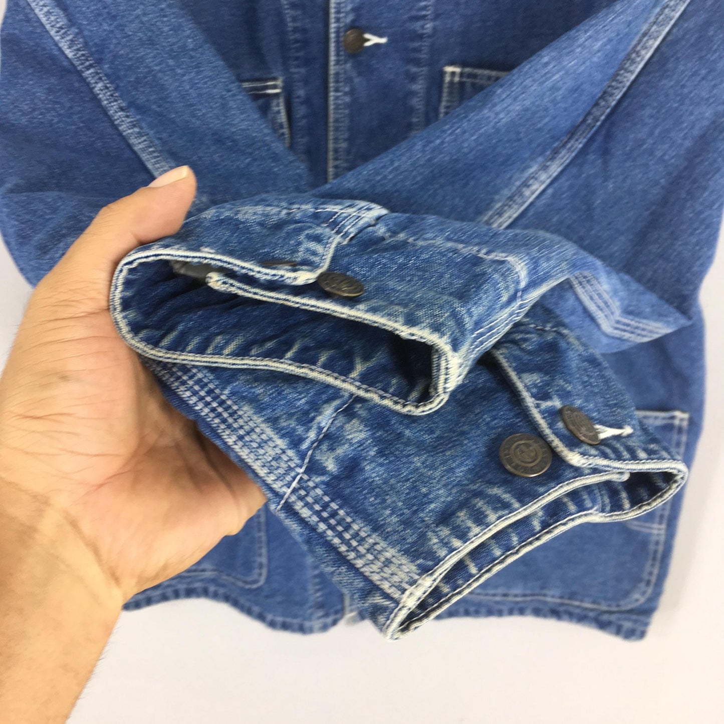 GL Heart Sanforized Denim Worker Jacket Large