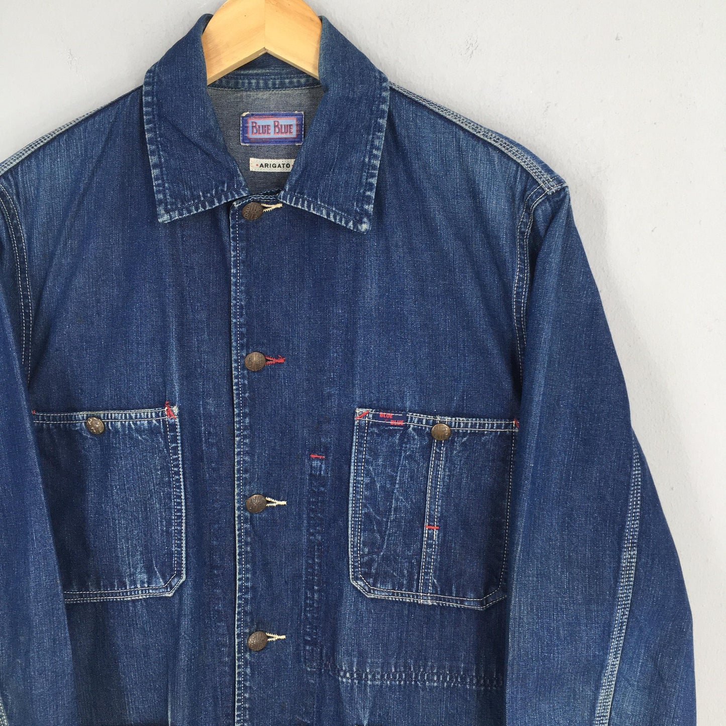 Blue Blue Japan Chore Denim Workers Jacket Medium