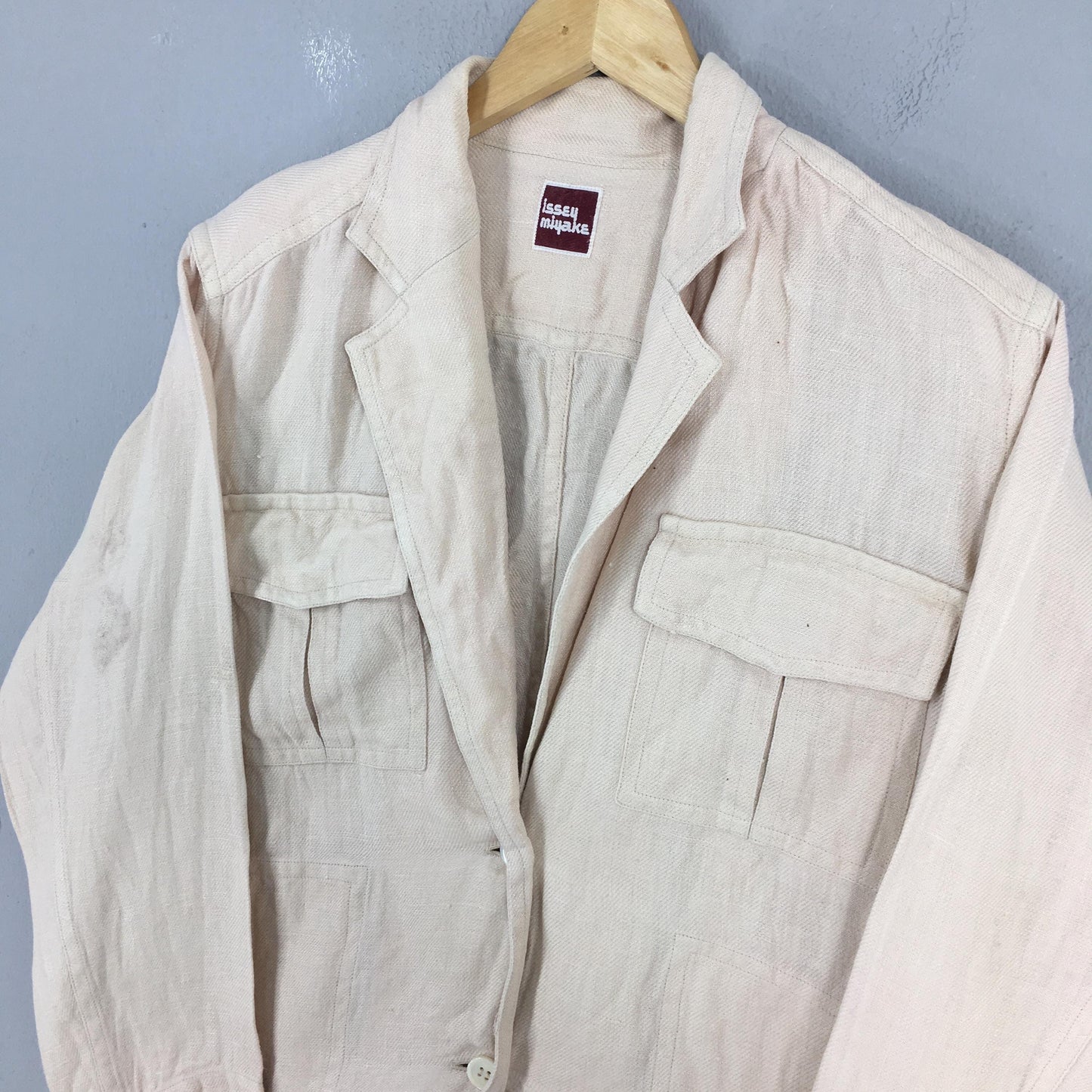 1980s Issey Miyake Linen Jacket Medium
