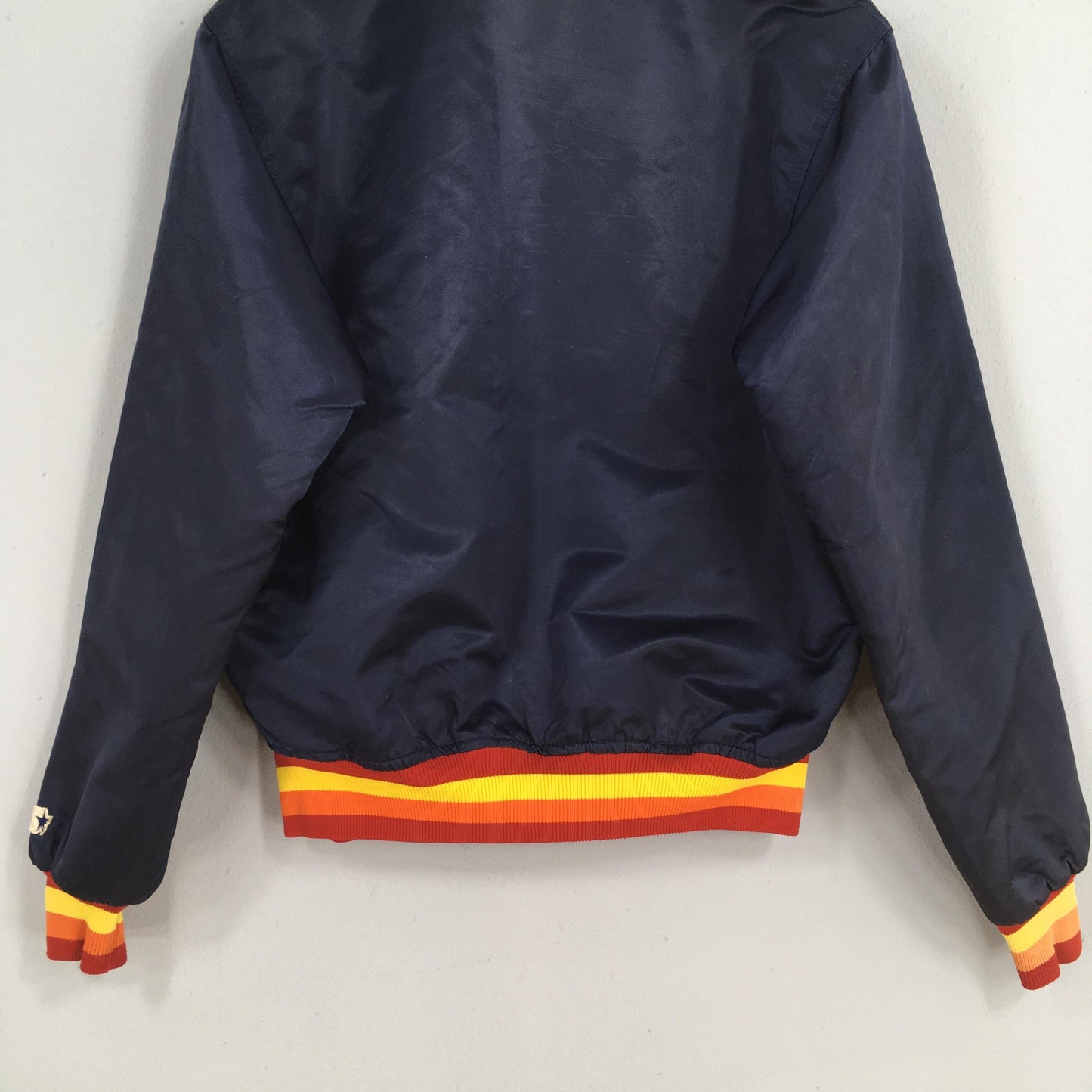 Houston Astros Satin Bomber Jacket Medium