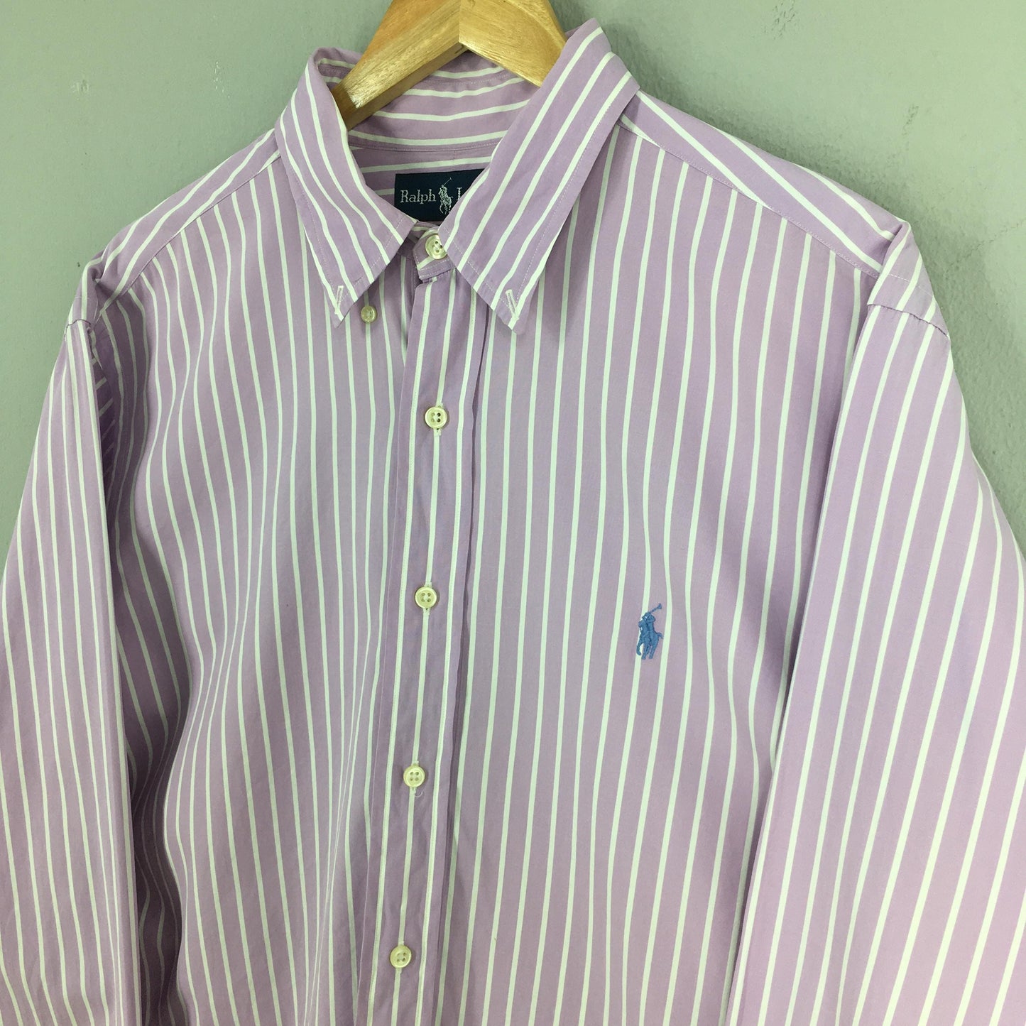 Polo Ralph Lauren Pink Striped Shirt 2XLarge