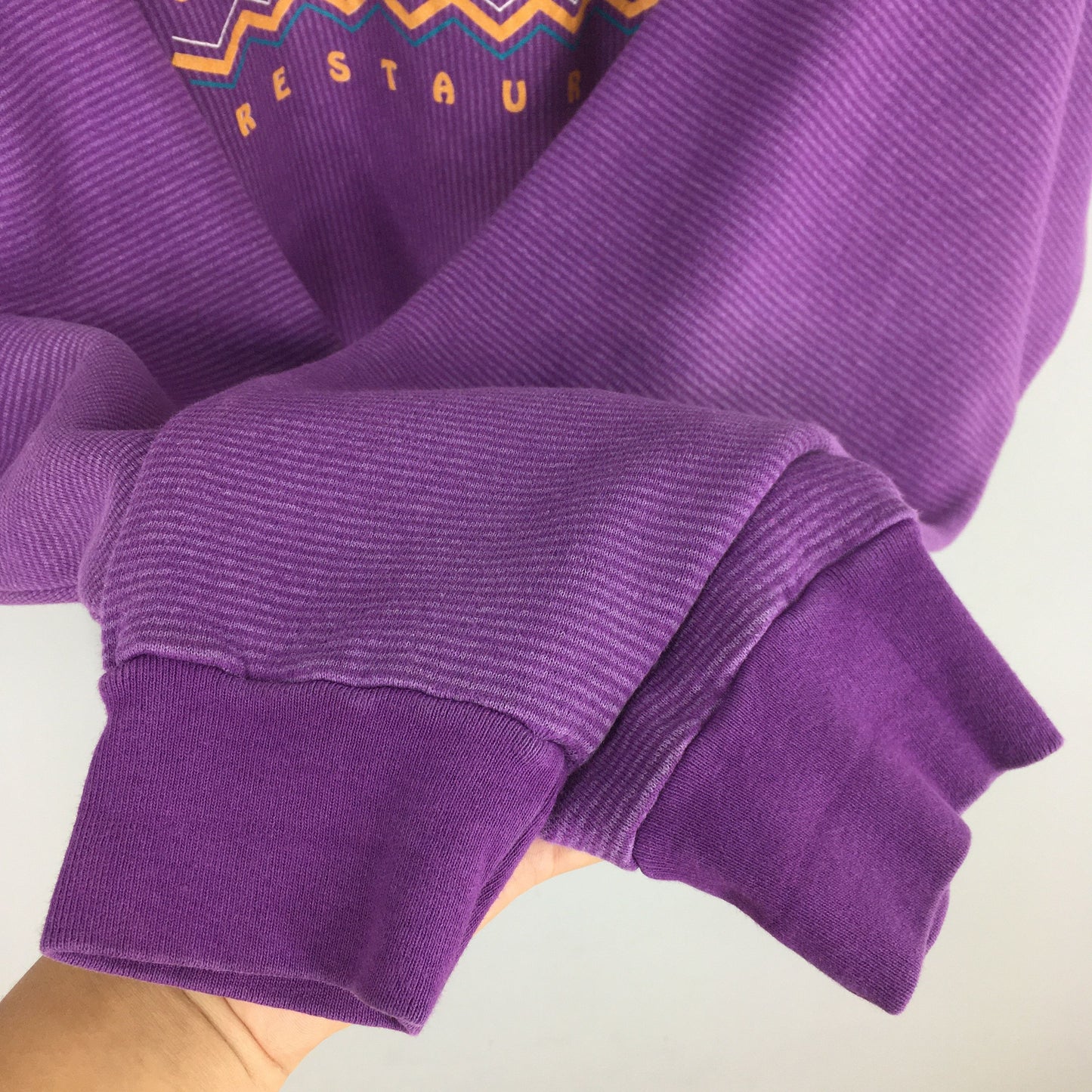 Hacienda Restaurant Purple Sweatshirt XLarge