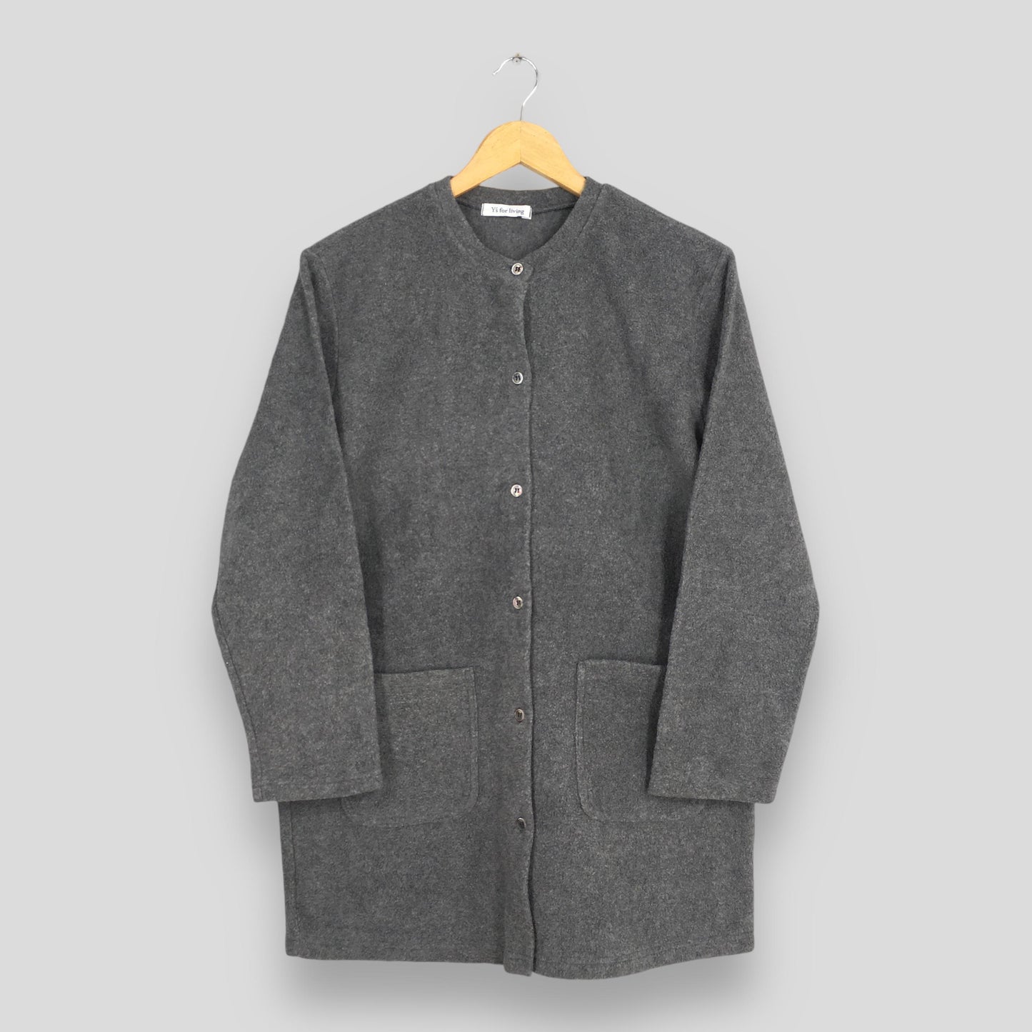 Y's For Living Yohji Yamamoto Fleece Cardigan Jacket Medium