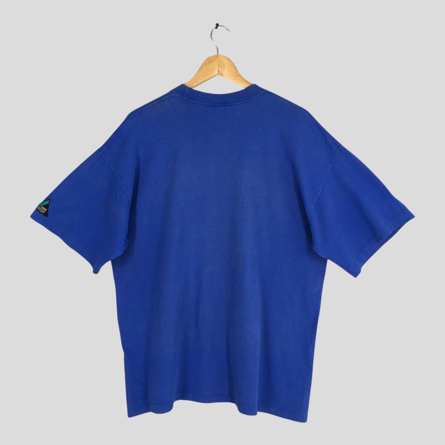 1990s New York Knicks NBA Blue T shirt Large