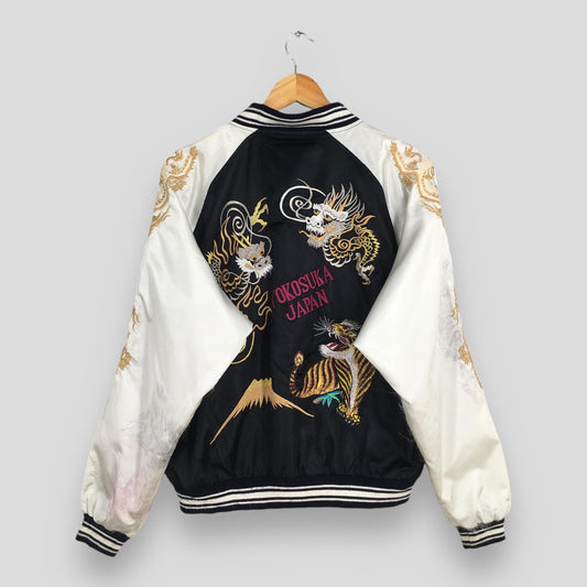 Sukajan Japan Dragon Tiger Souvenir Jacket Large