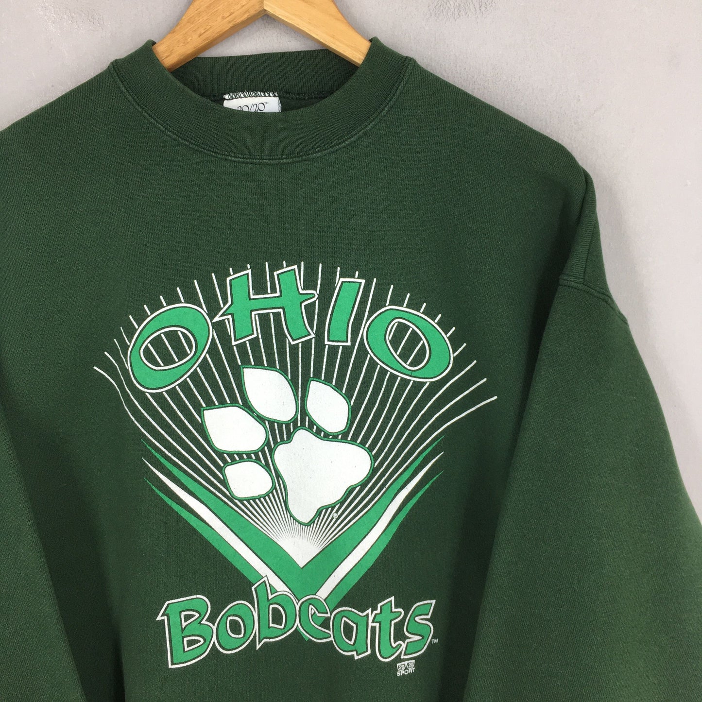 Ohio Bobcats Green Sweatshirt Large