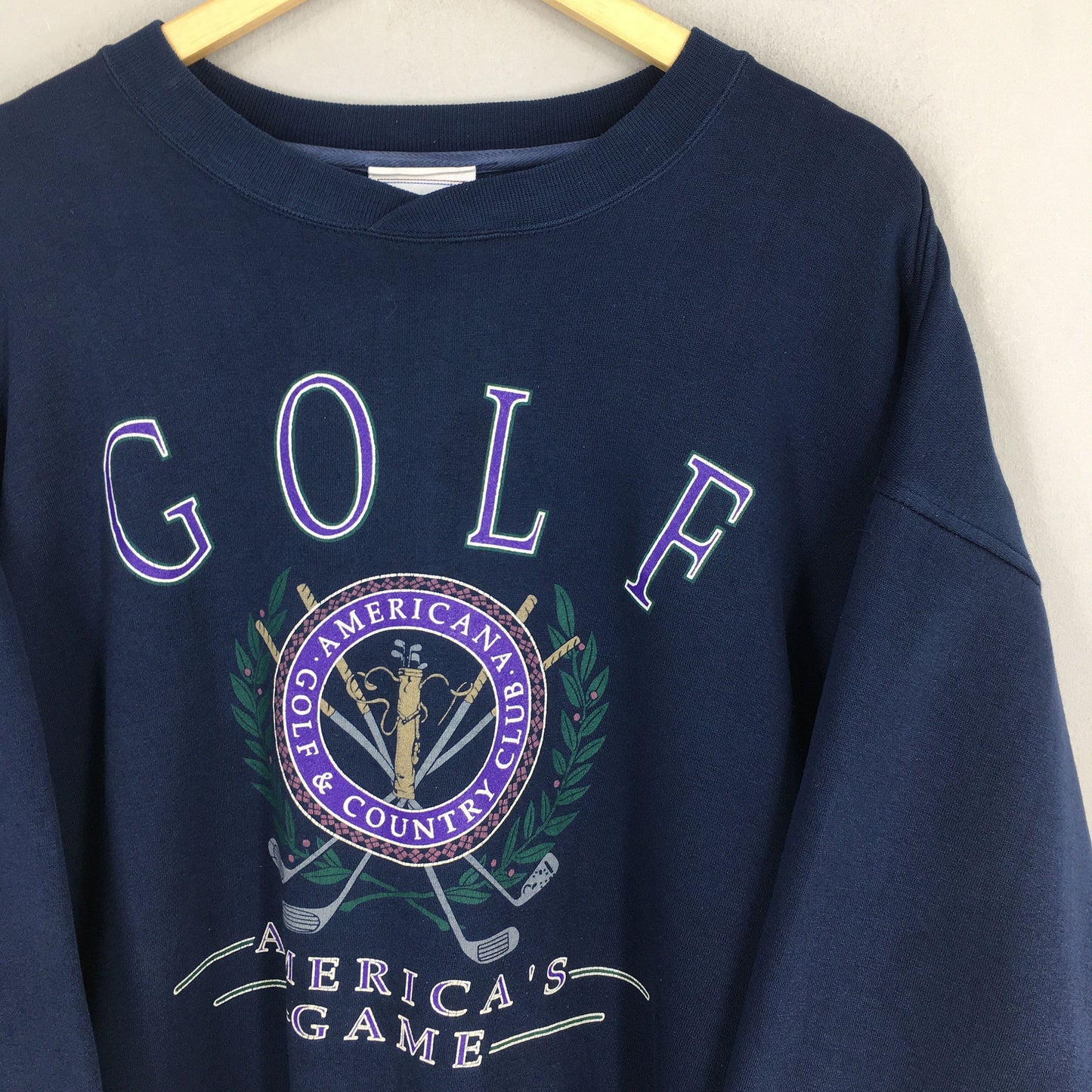 Golfer Golf Blue Sweatshirt XXLarge