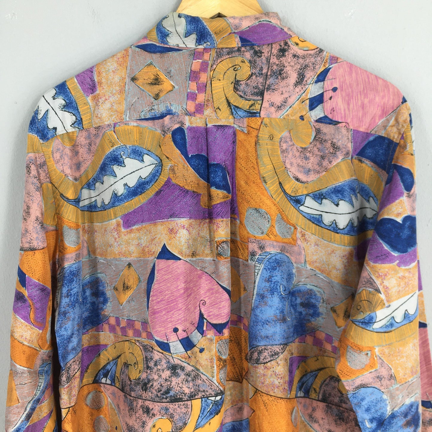 Maffin Psychedelic Silk Shirt Medium